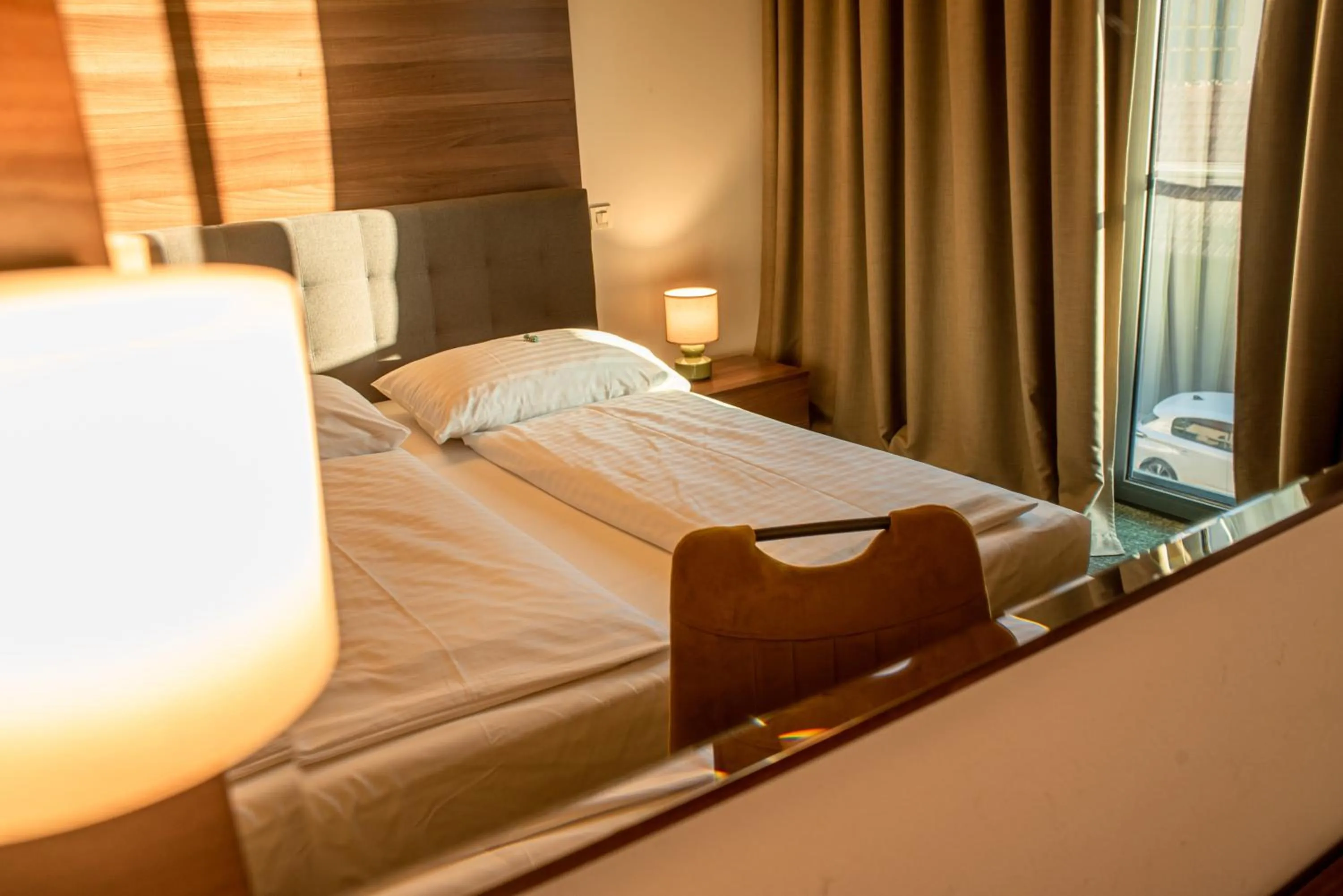 Bed in Hotel Sliško