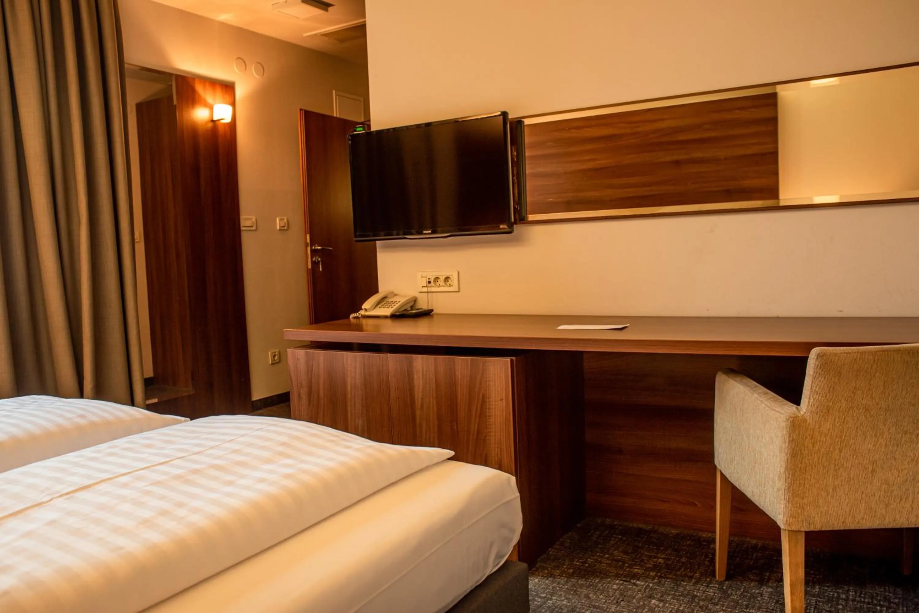 Bed in Hotel Sliško