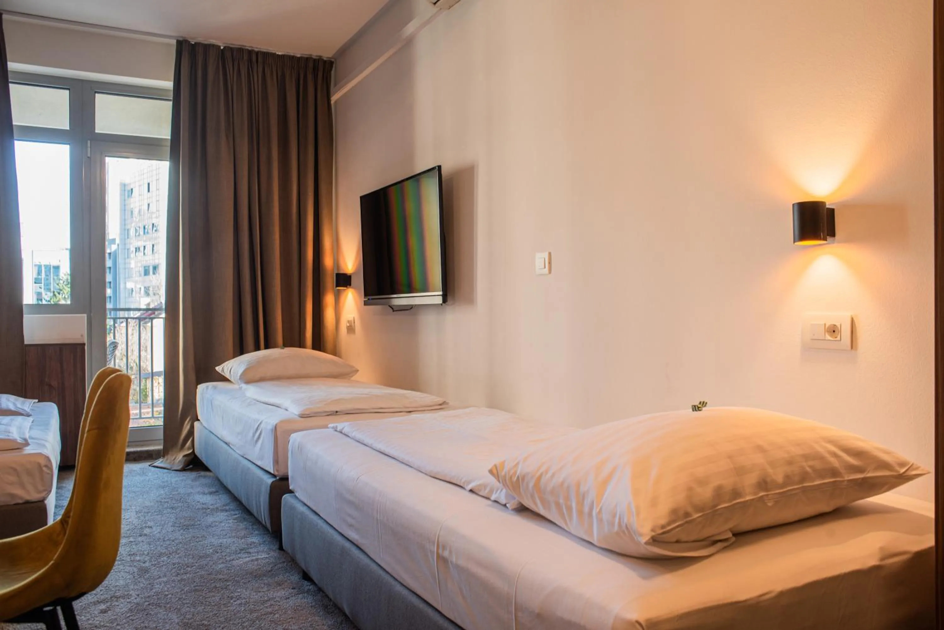 Bed in Hotel Sliško