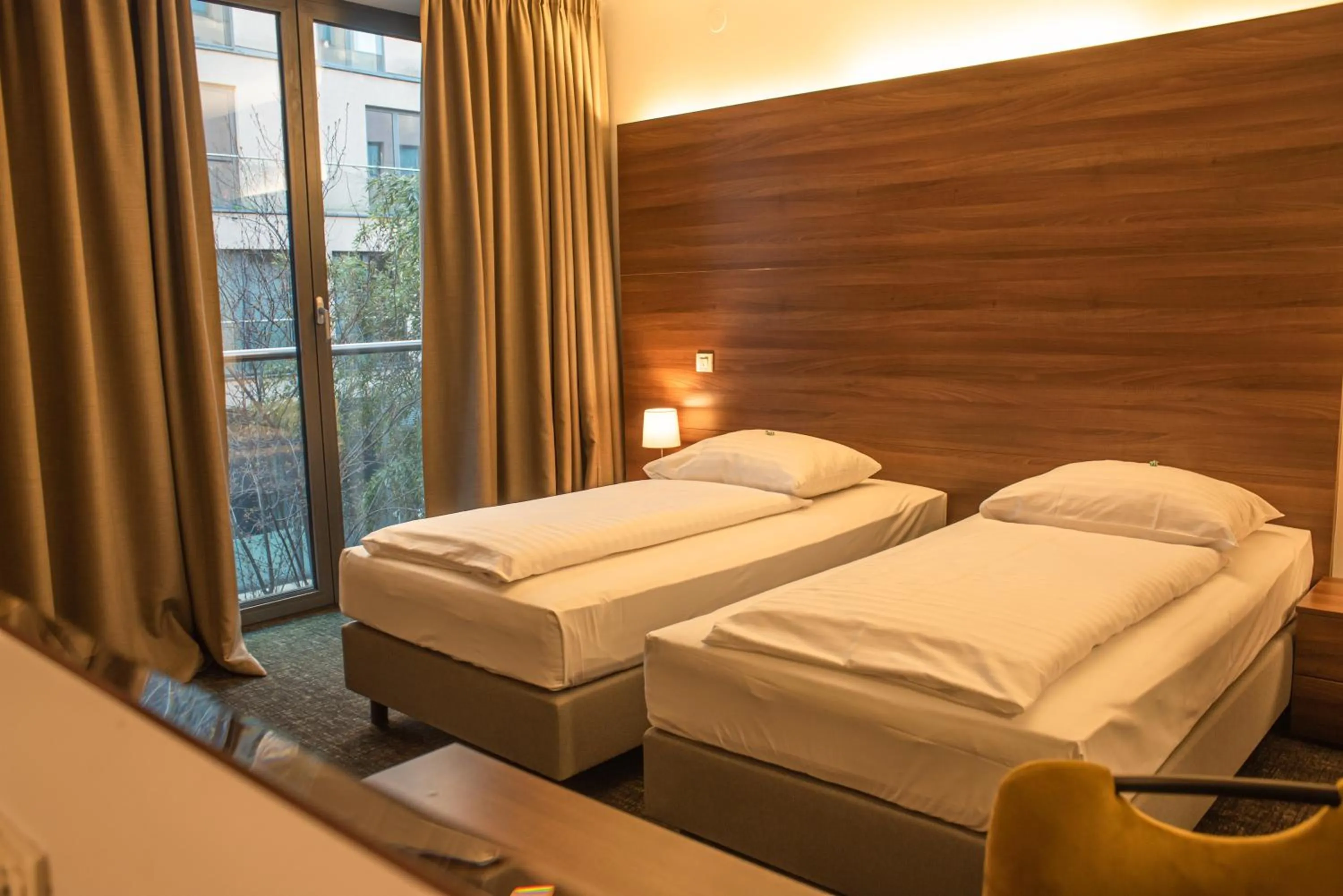 Bed in Hotel Sliško