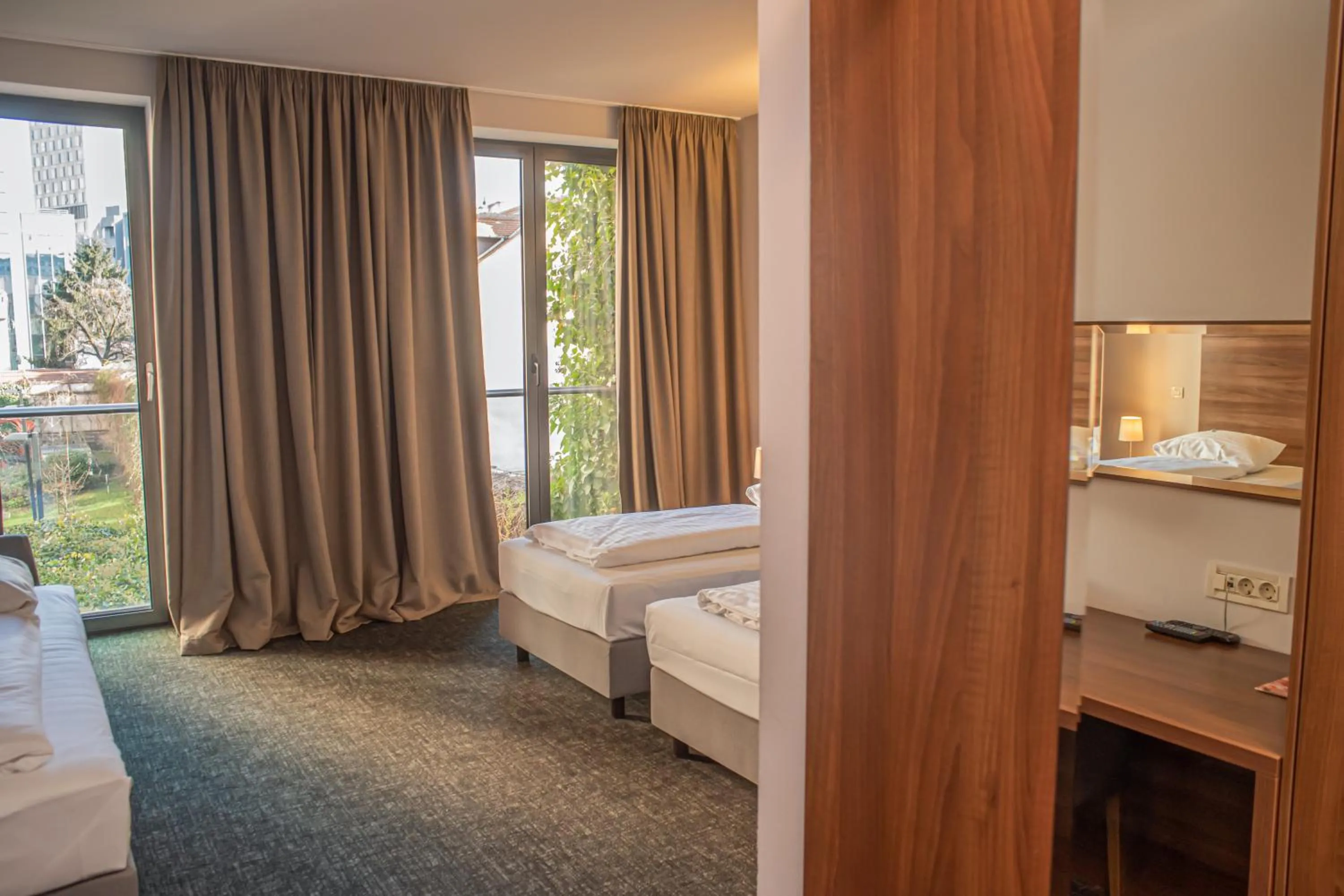 Bed in Hotel Sliško