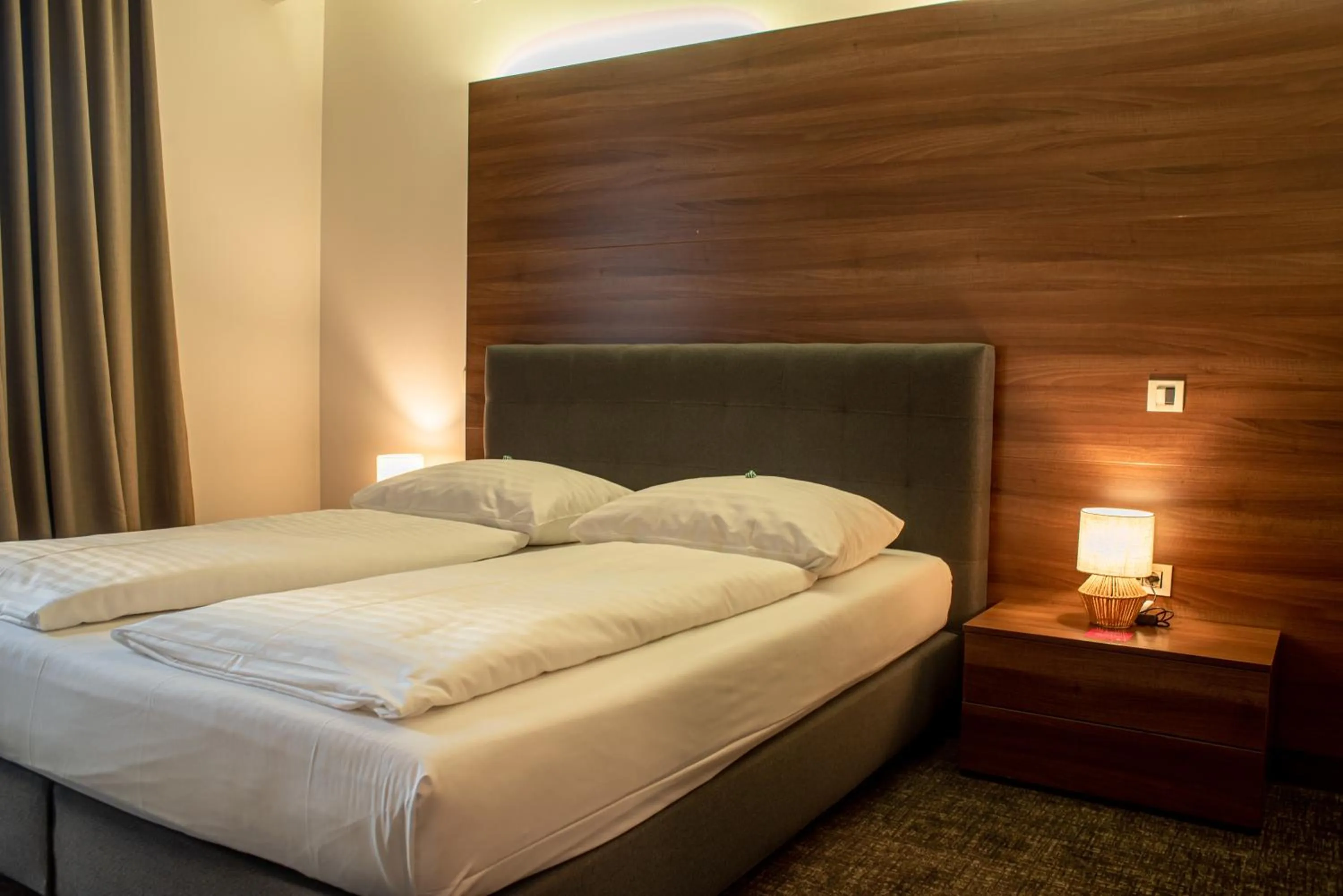 Bed in Hotel Sliško