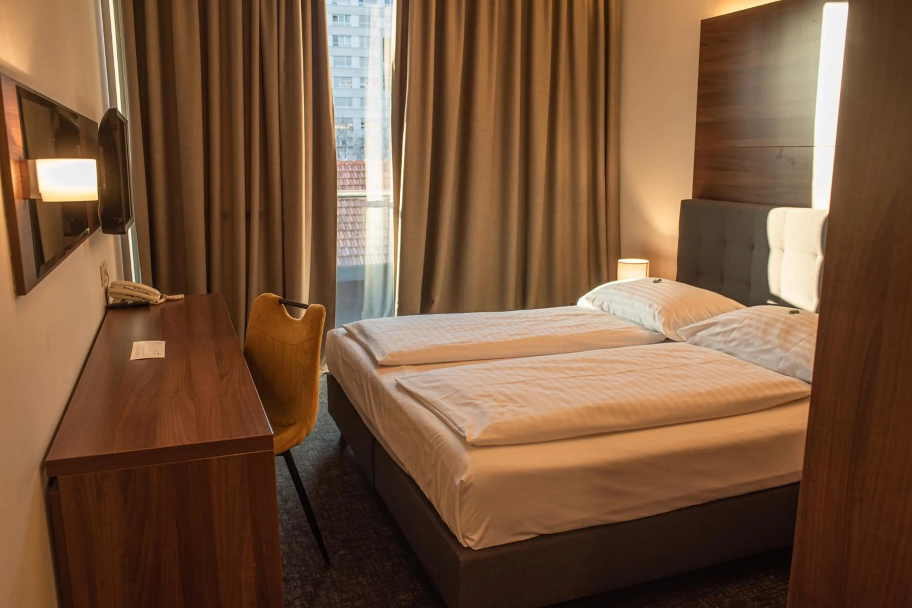 Bed in Hotel Sliško