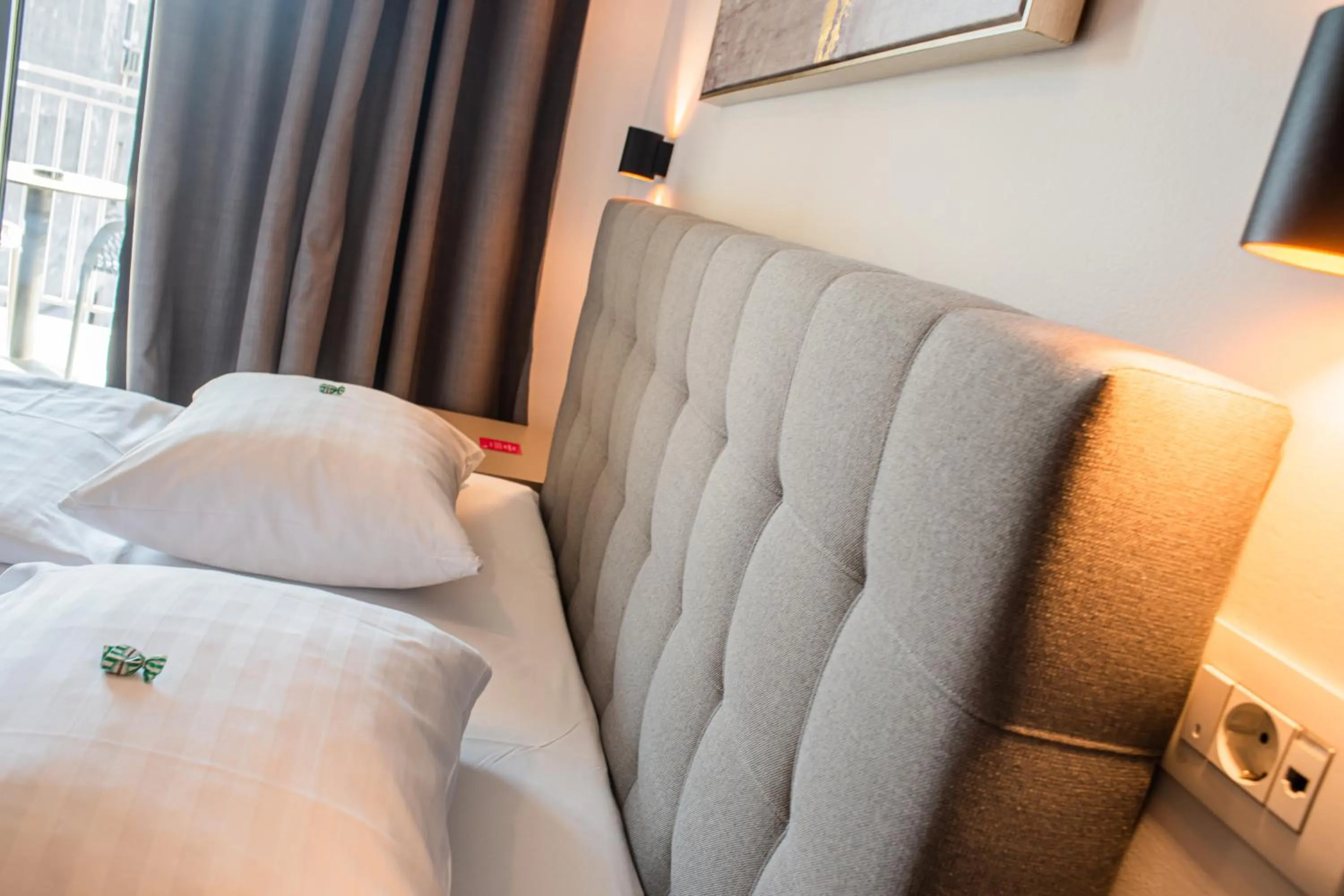 Bed in Hotel Sliško