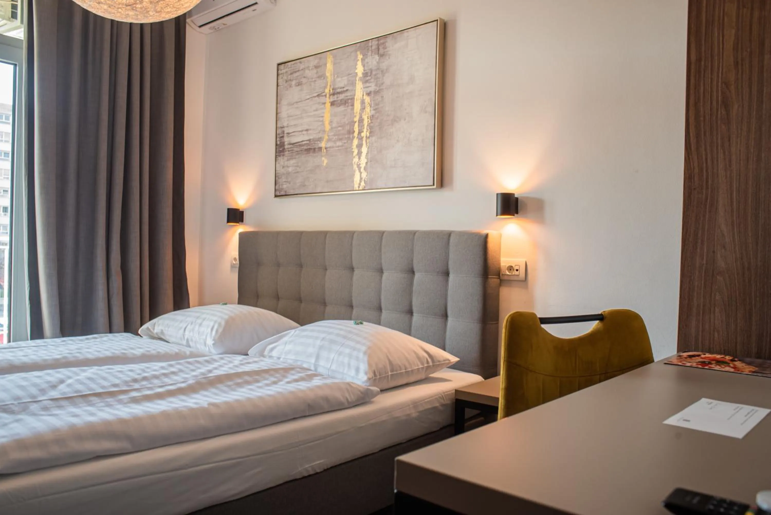 Bed in Hotel Sliško