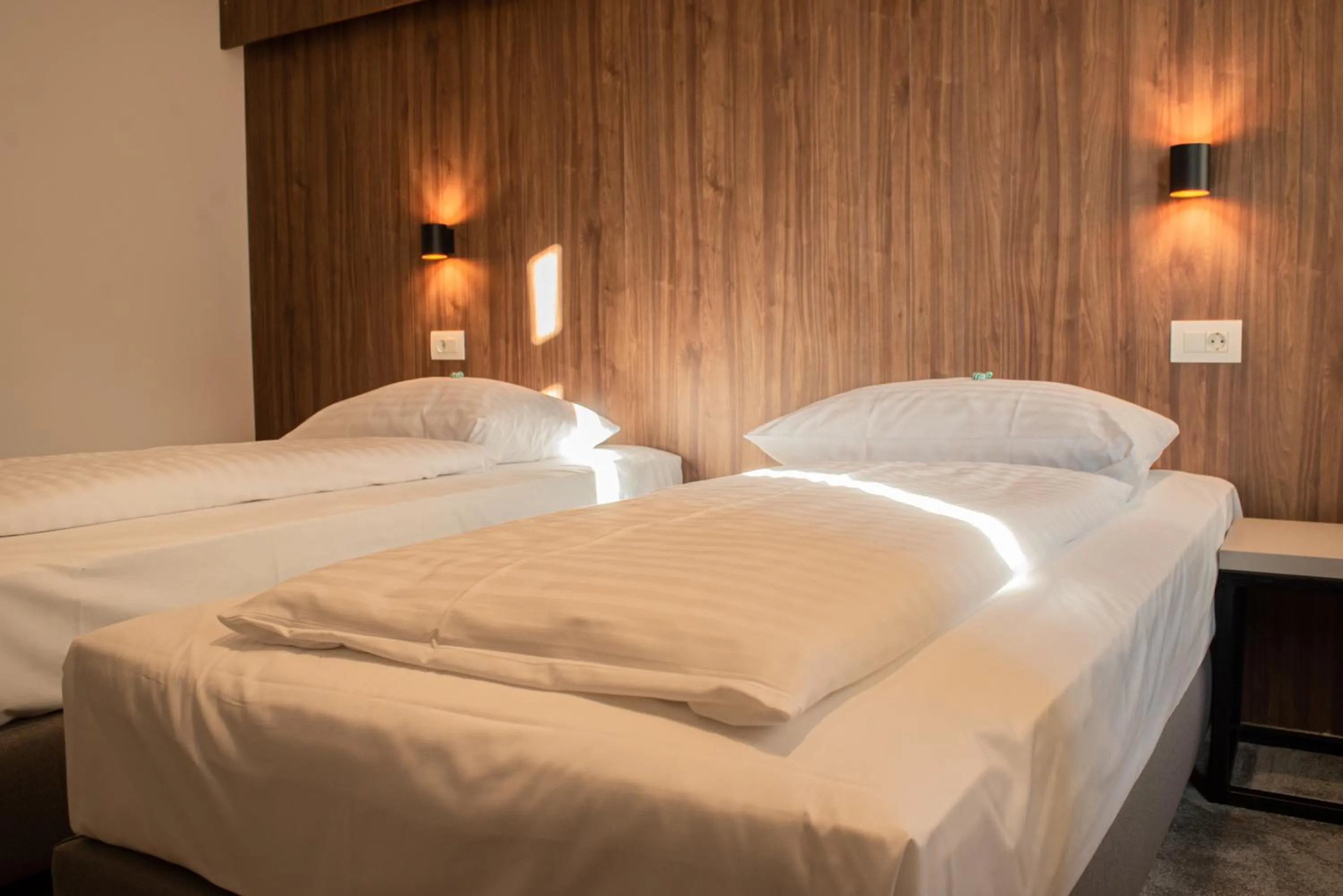 Bed in Hotel Sliško