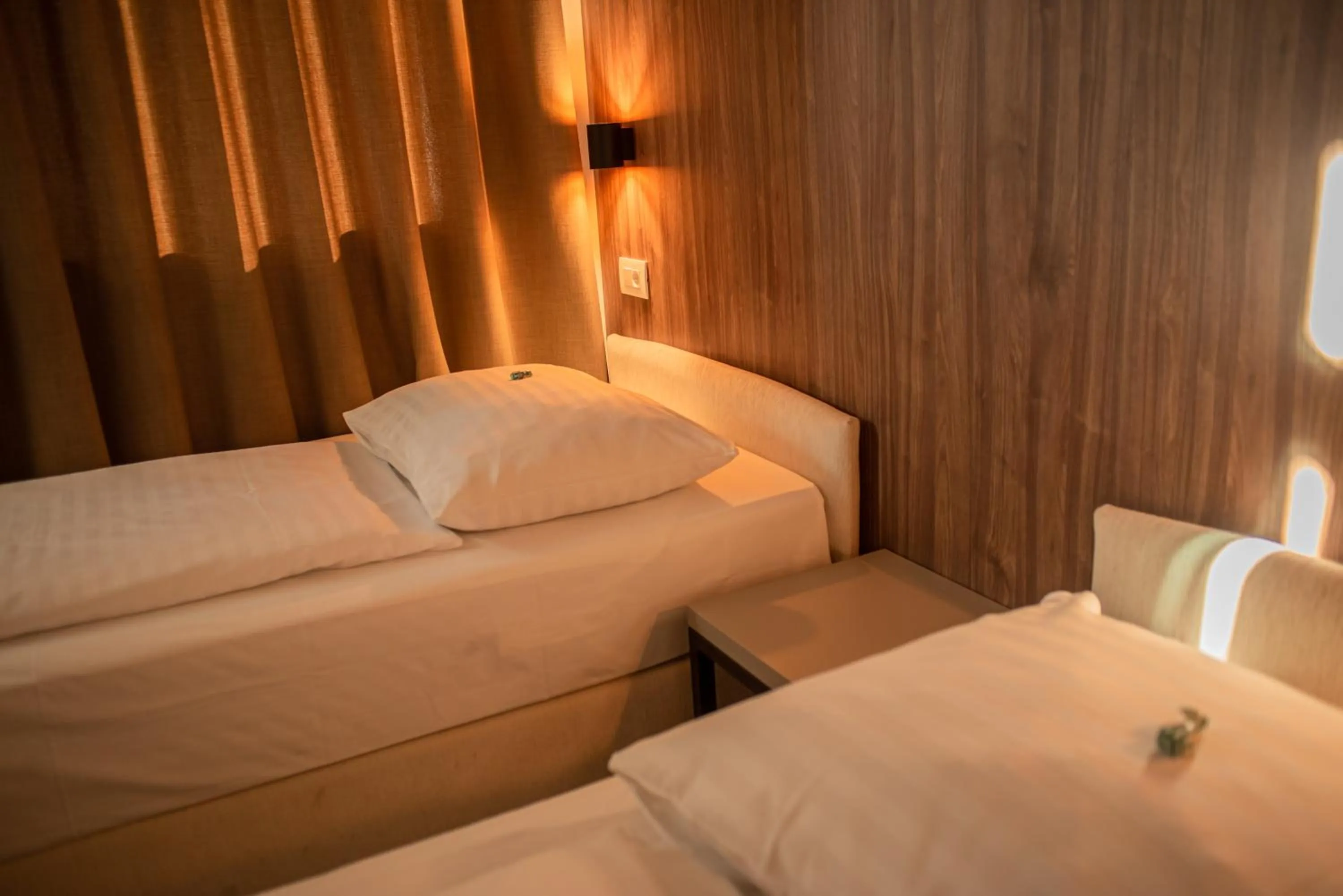 Bed in Hotel Sliško