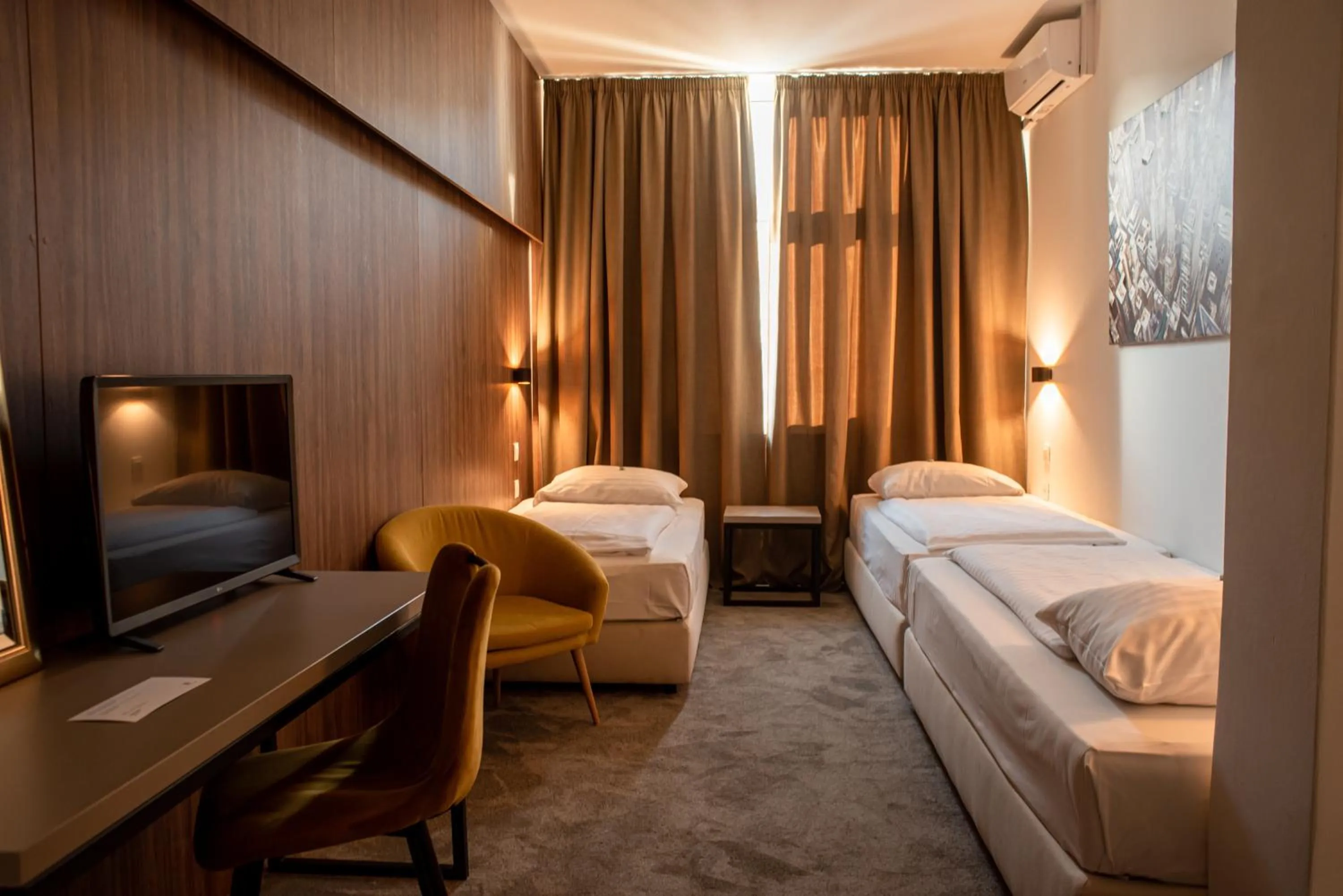 Bed in Hotel Sliško