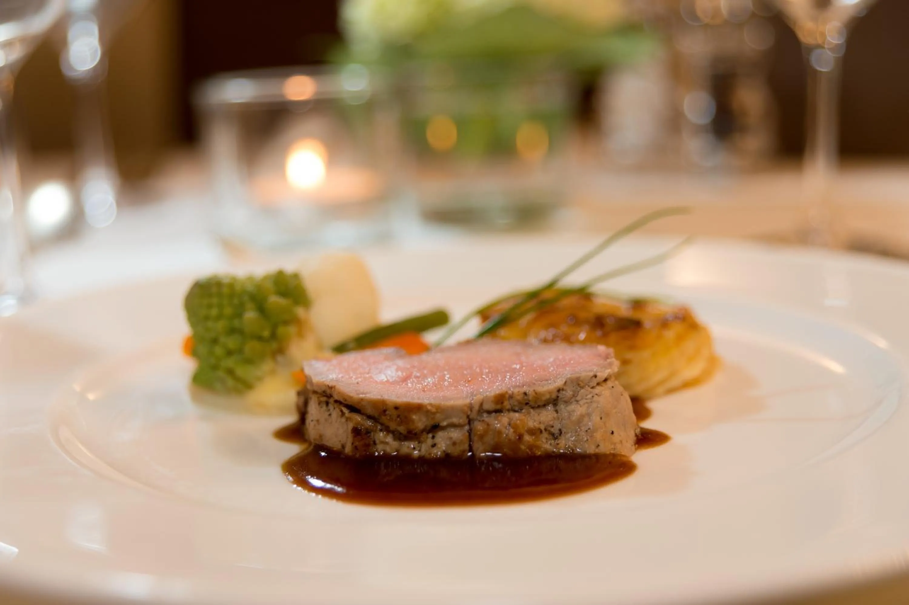 Food close-up in Hotel Vier Jahreszeiten