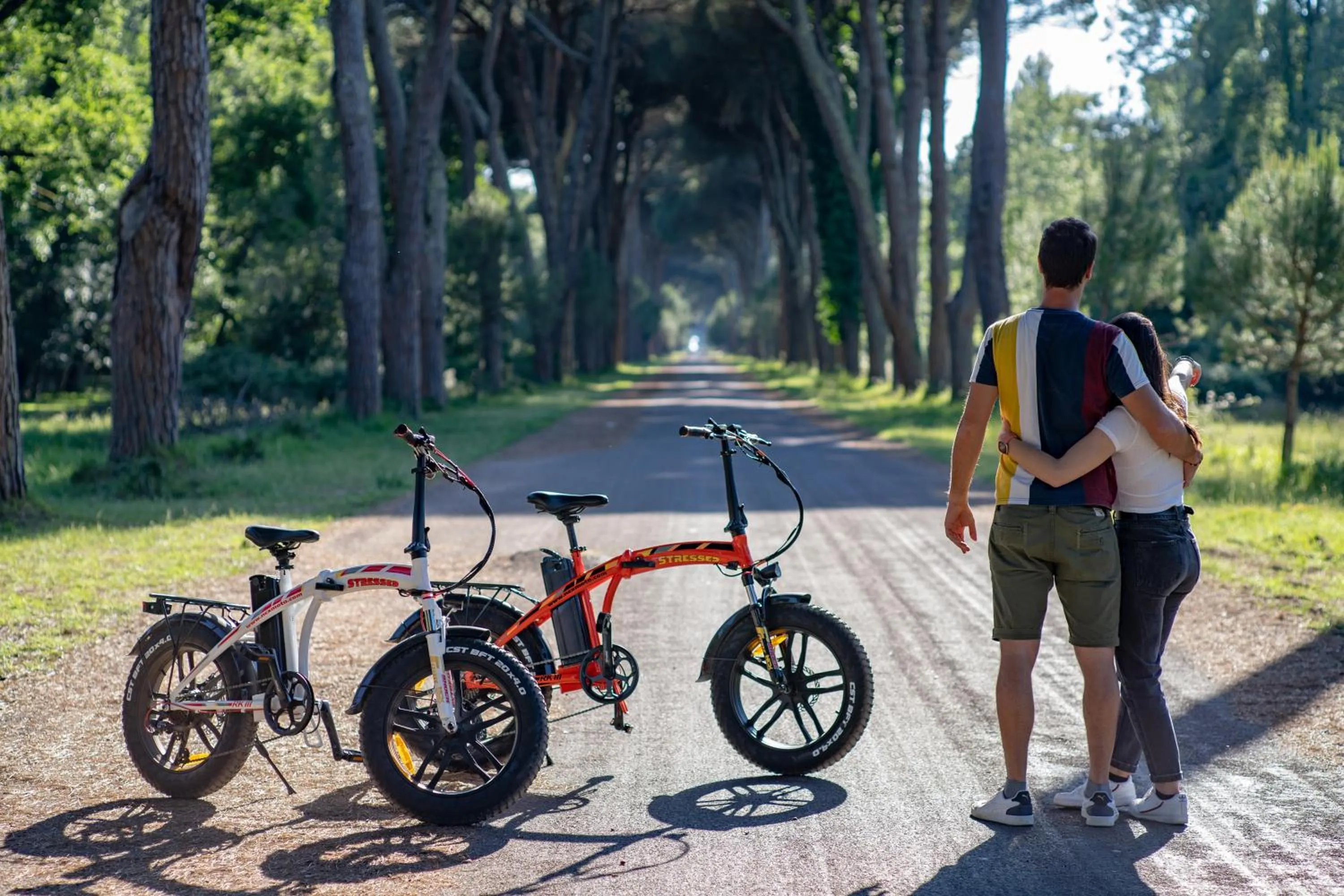 Cycling in Casale La Sterpaia