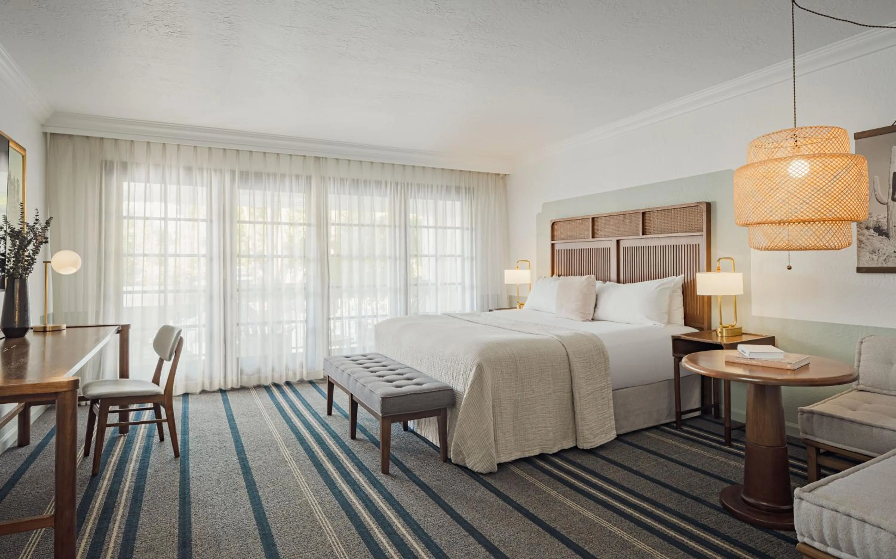 Bed in The Scott Resort & Spa