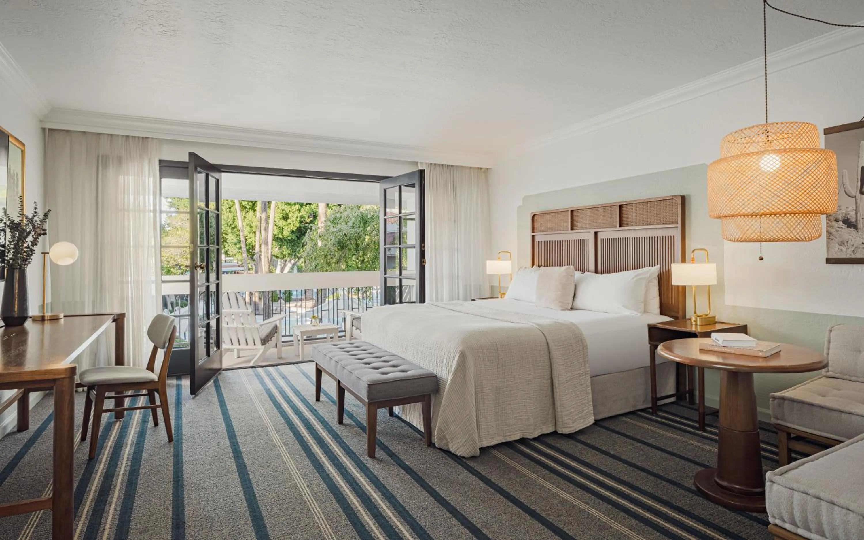 Bed in The Scott Resort & Spa