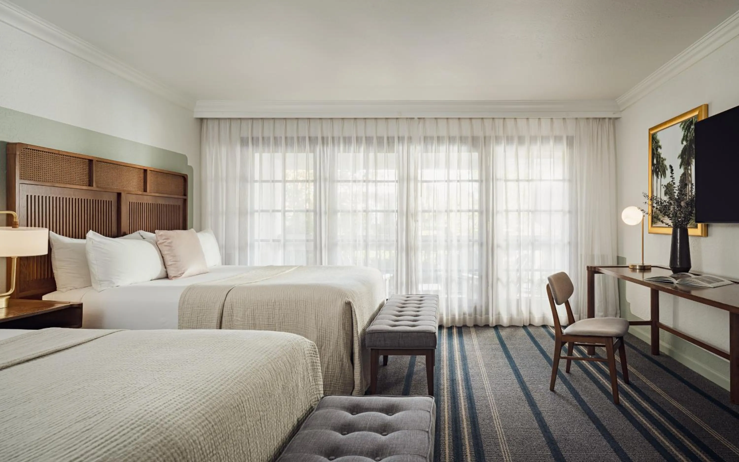 Bed in The Scott Resort & Spa