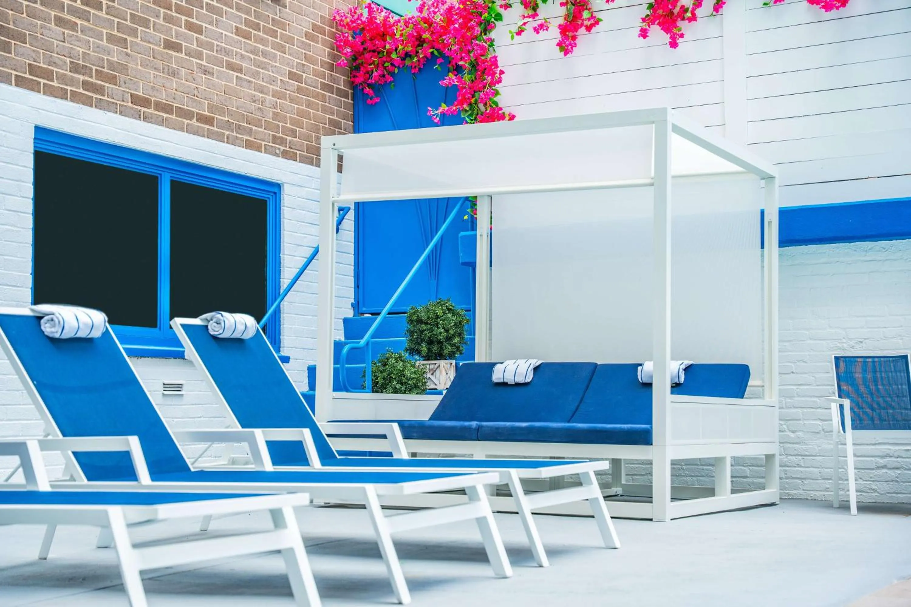 Pool view in The Royal Sonesta Washington DC Dupont Circle