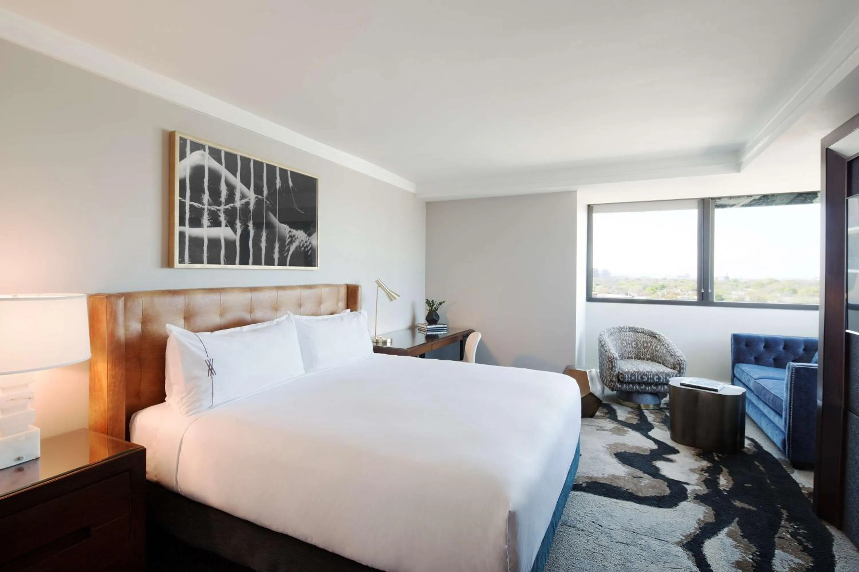 Spa King Room in The Highland Dallas, Curio Collection by Hilton