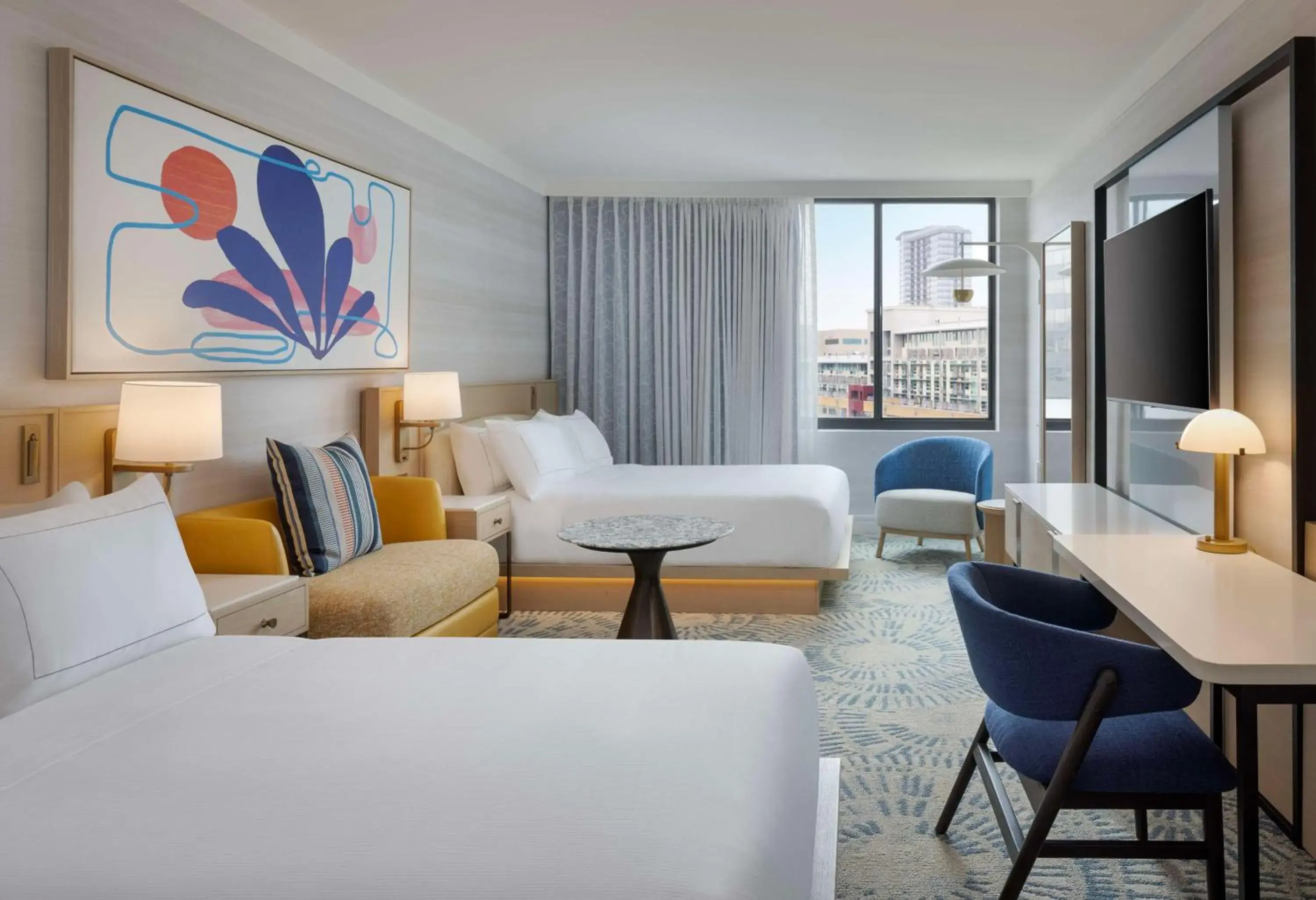 Deluxe Queen Room with Two Queen Beds in The Highland Dallas, Curio Collection by Hilton Deluxe Queen Room with Two Queen Beds in The Highland Dallas, Curio Collection by Hilton