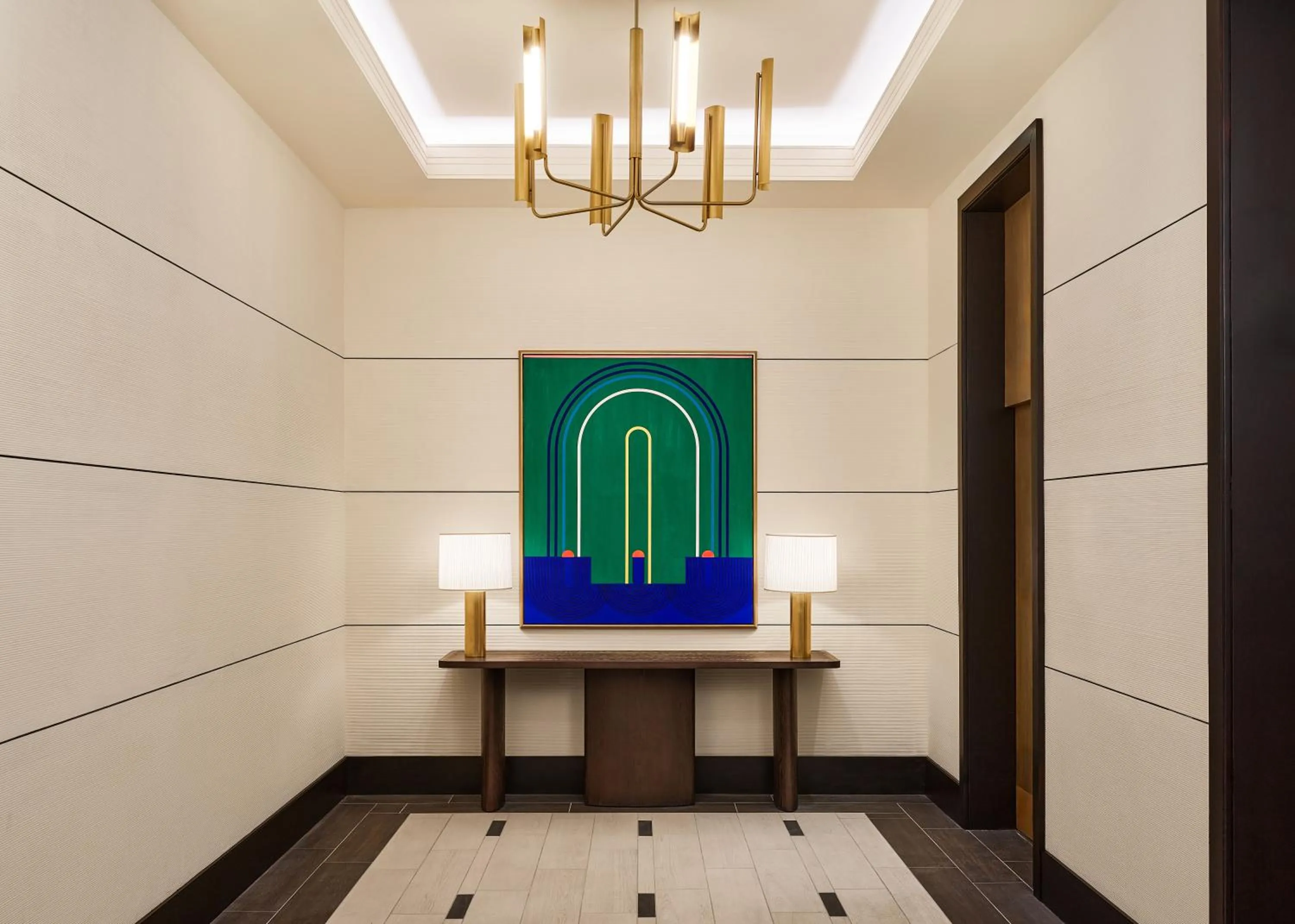 Decorative detail in The Highland Dallas, Curio Collection by Hilton