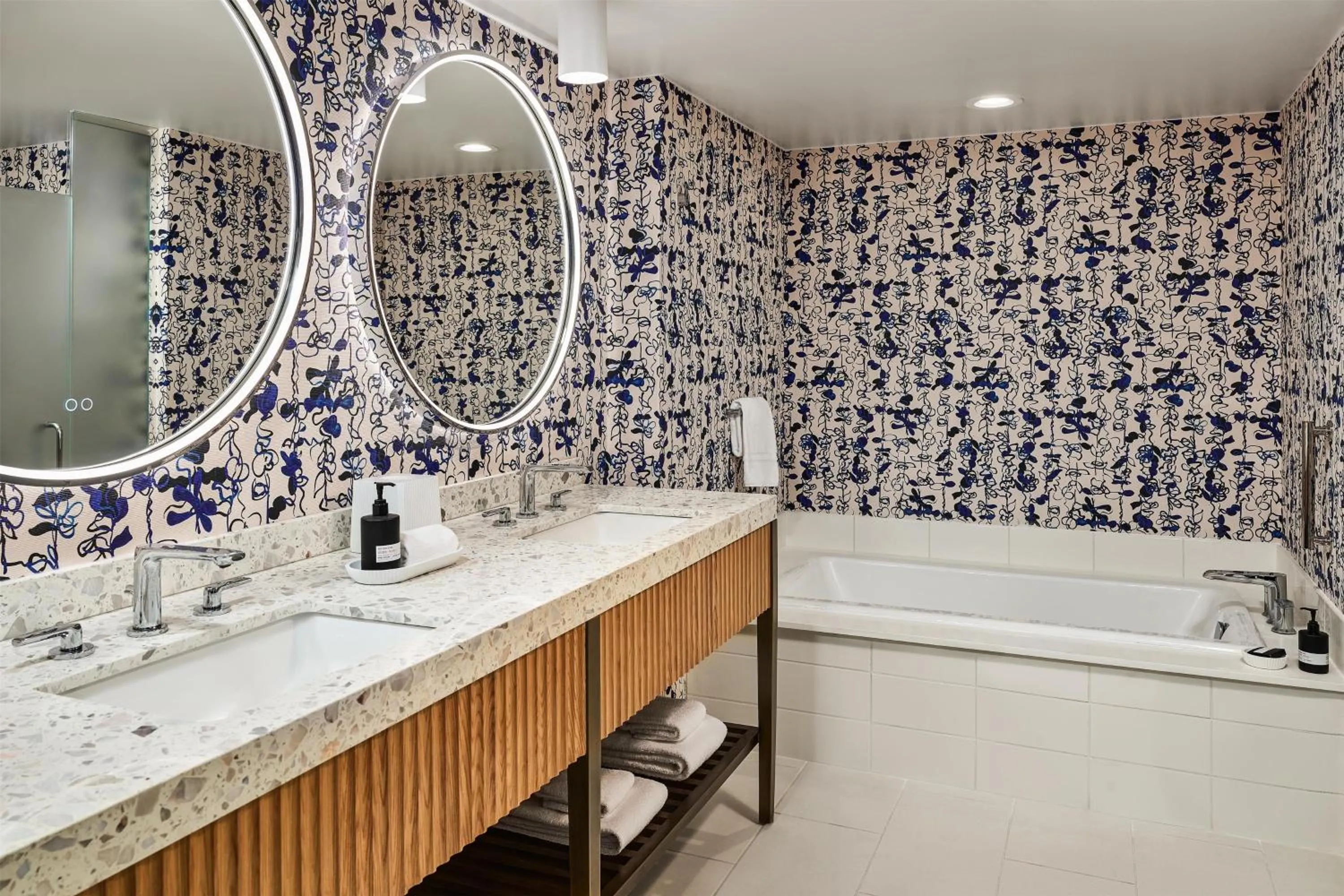 Bathroom in The Highland Dallas, Curio Collection by Hilton