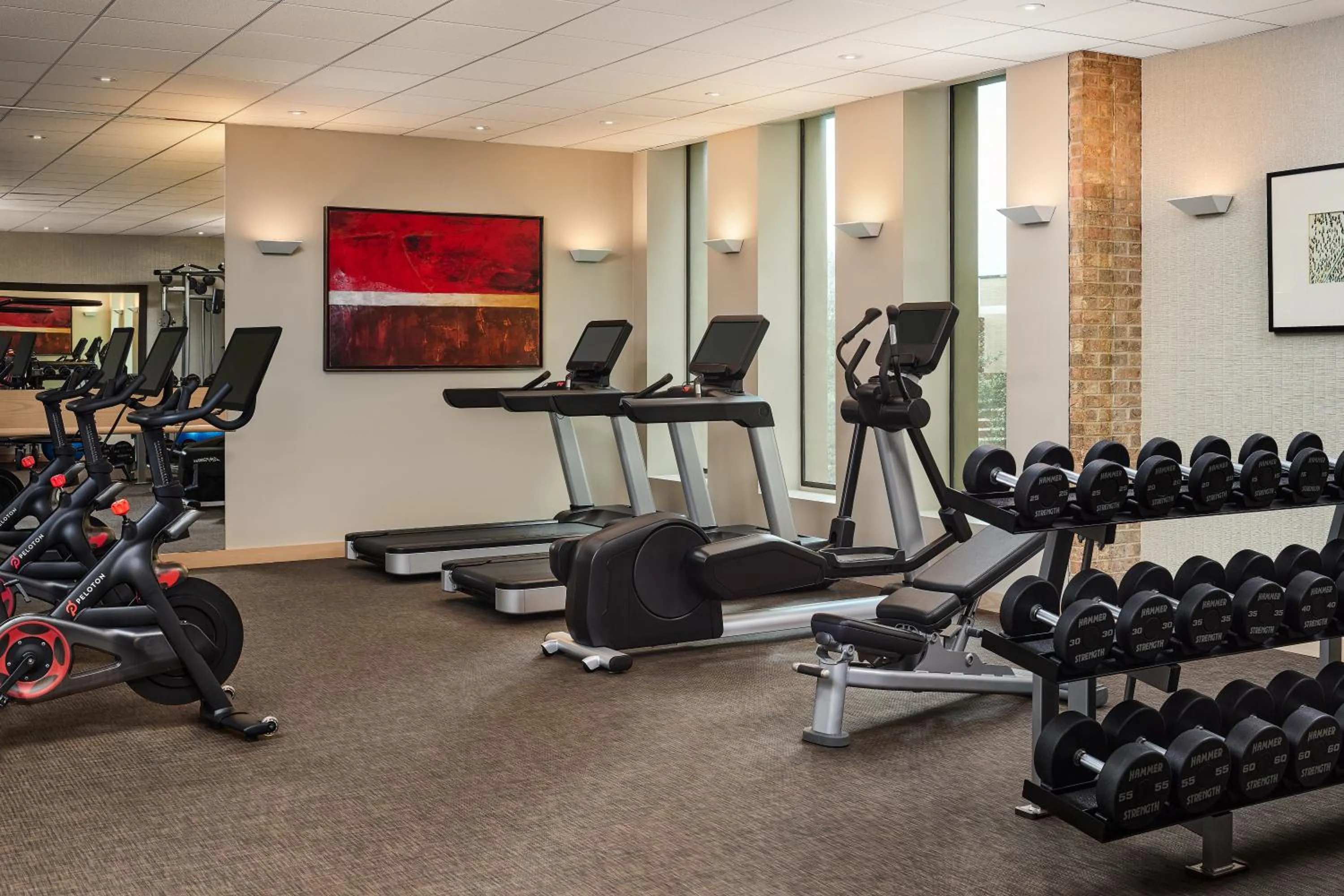 Fitness centre/facilities in The Highland Dallas, Curio Collection by Hilton