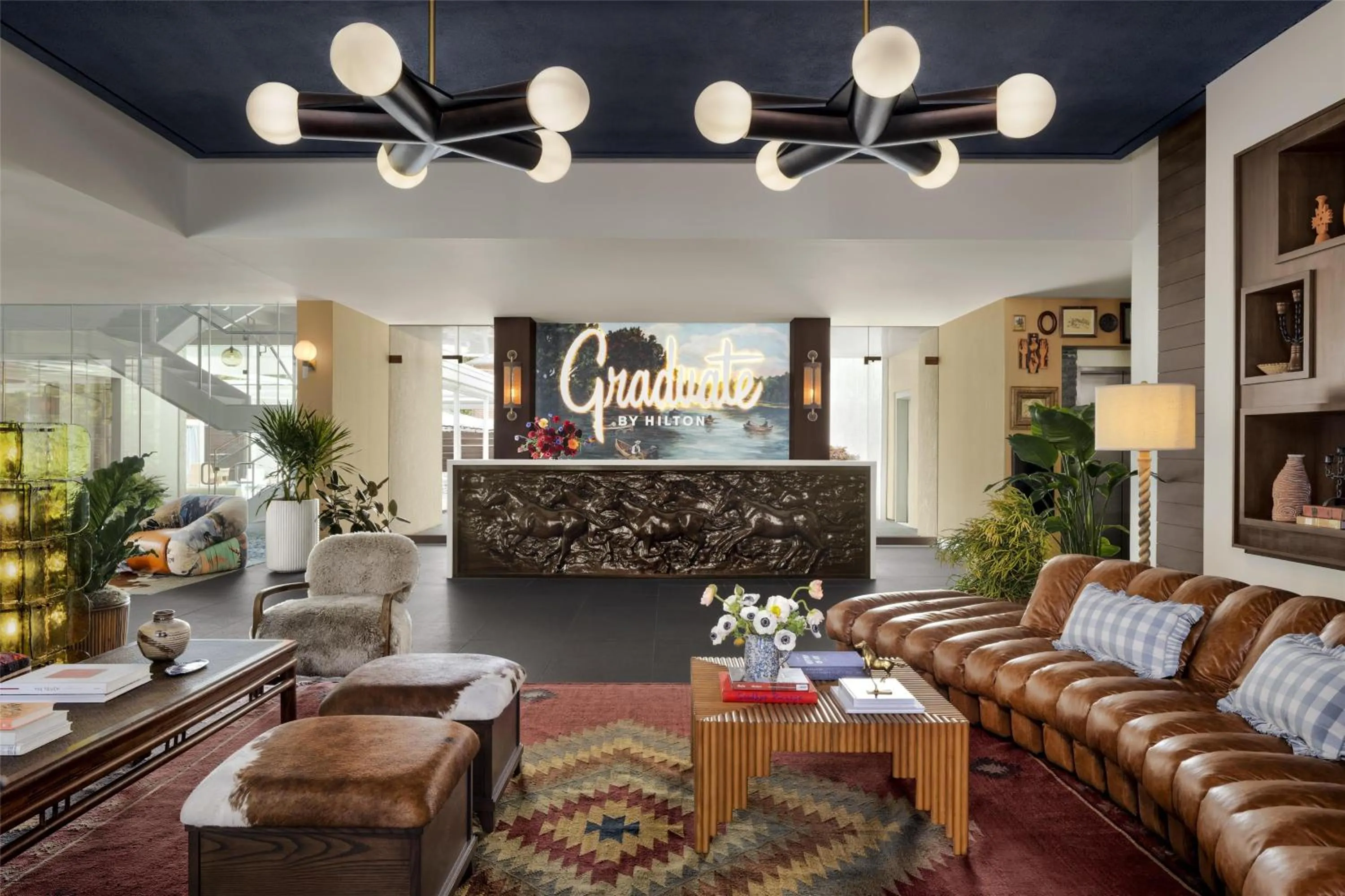 Lobby or reception in Graduate by Hilton Dallas