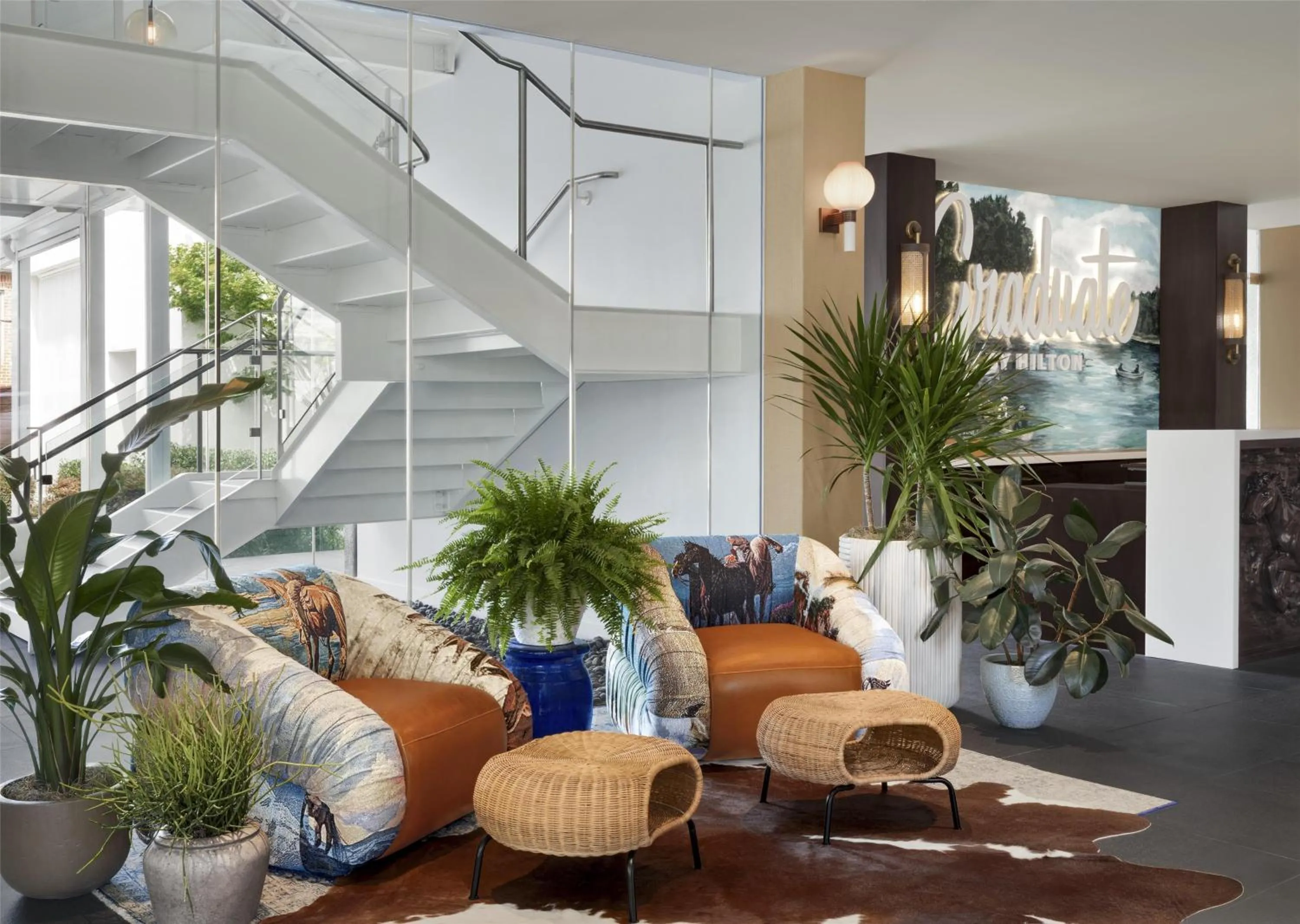 Lobby or reception in Graduate by Hilton Dallas