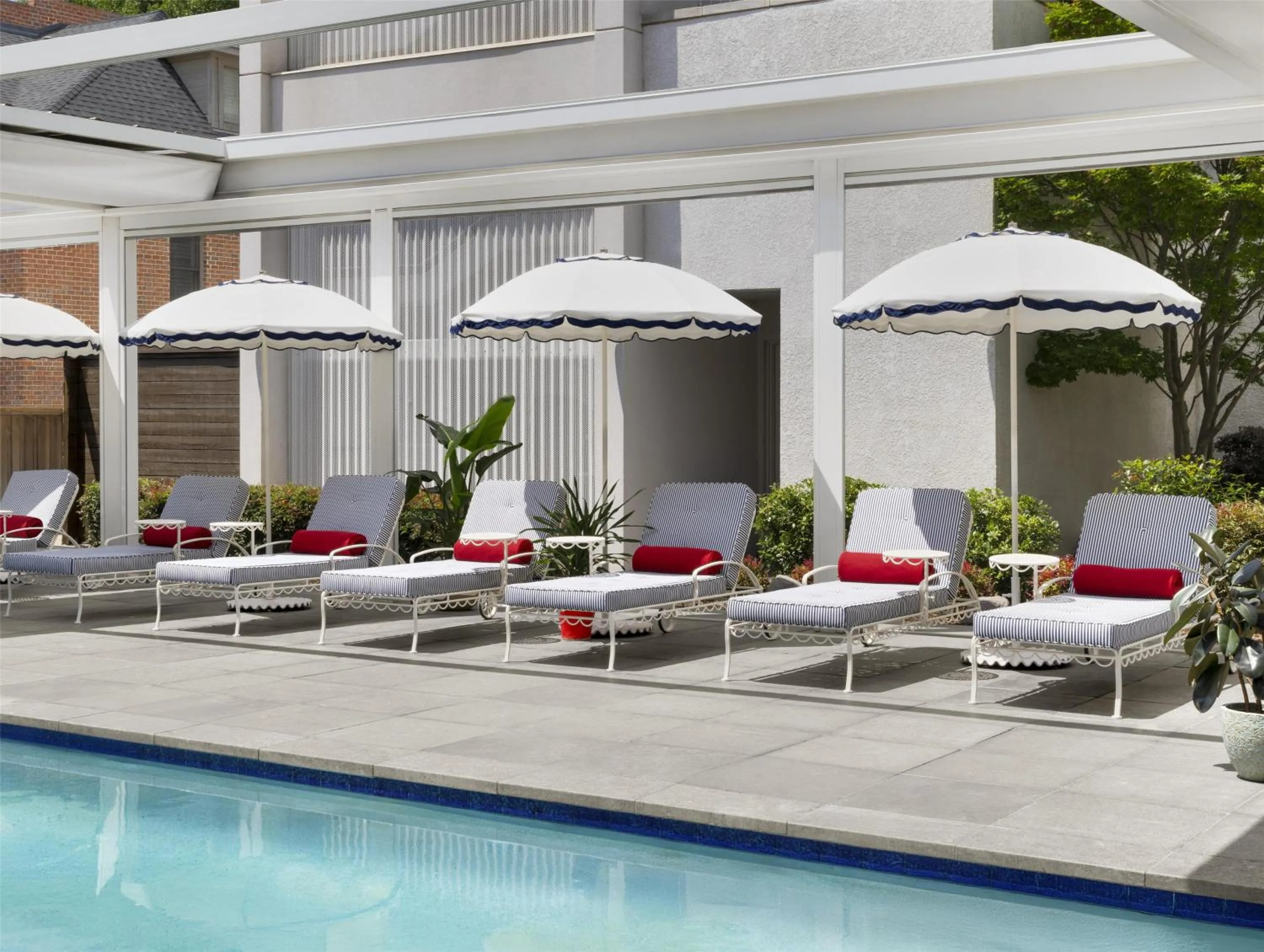 Pool view in Graduate by Hilton Dallas