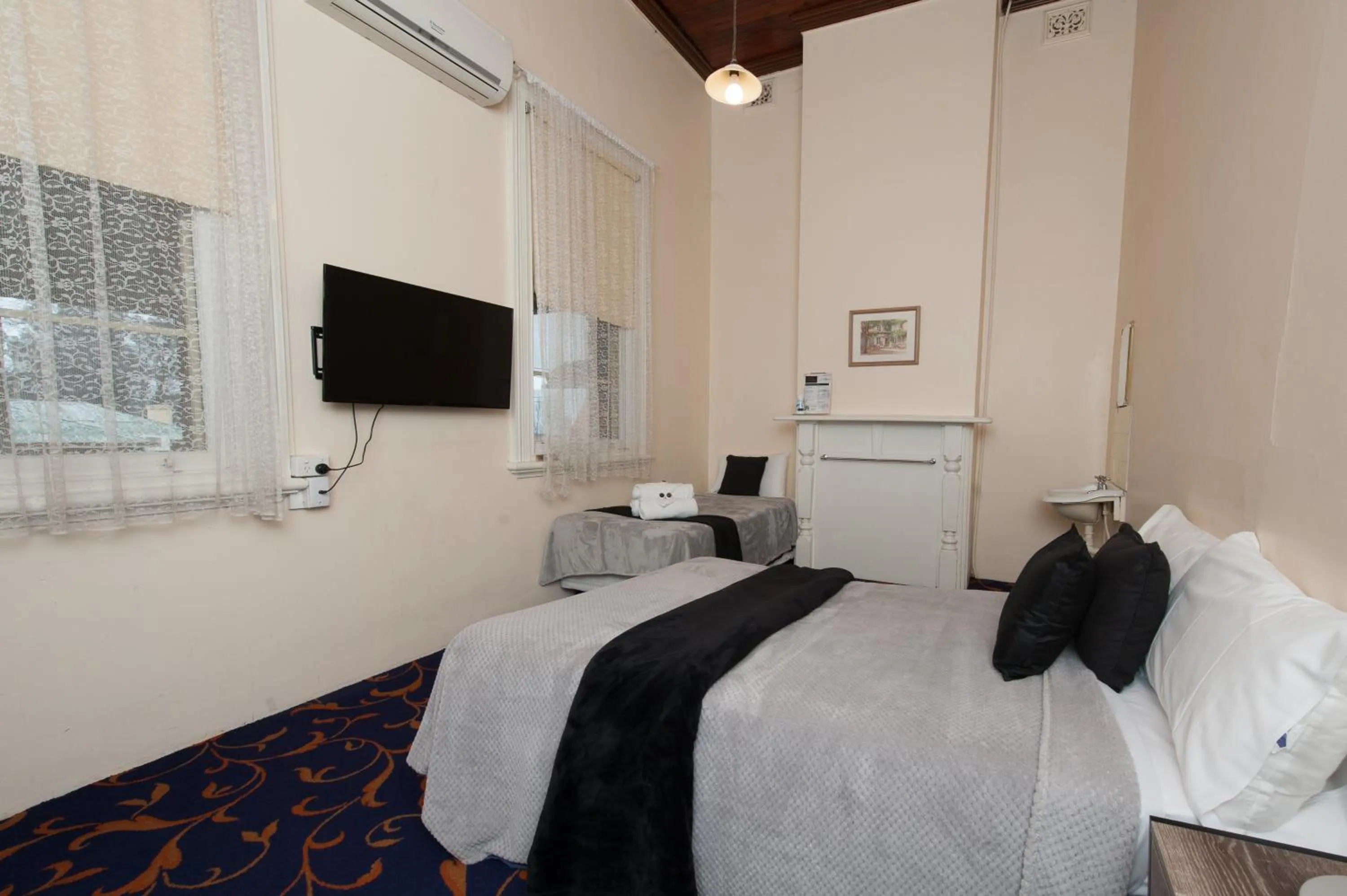 Bed in Riverina hotel