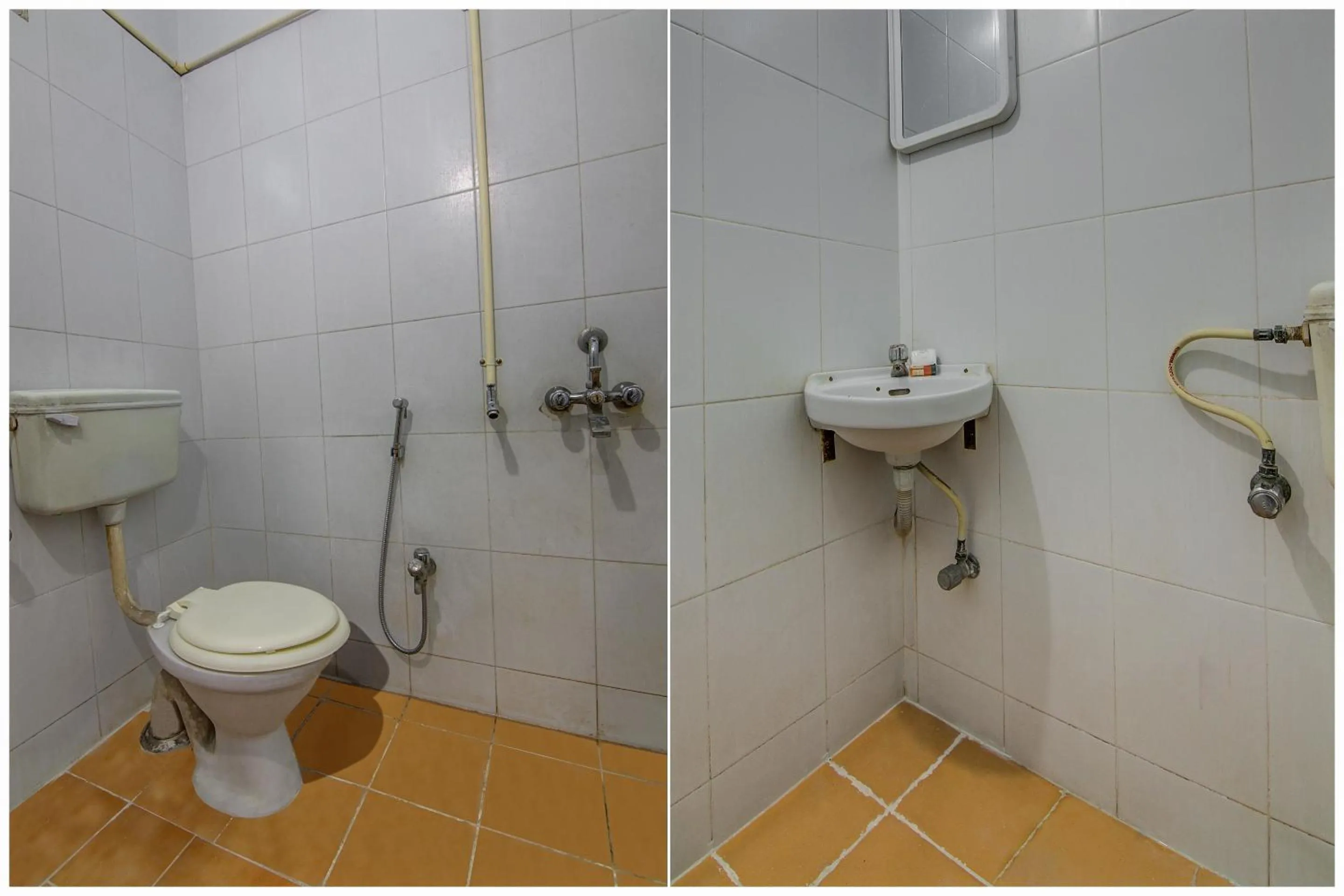 Bathroom in Hotel O Mayur's Residency Near Malkpet