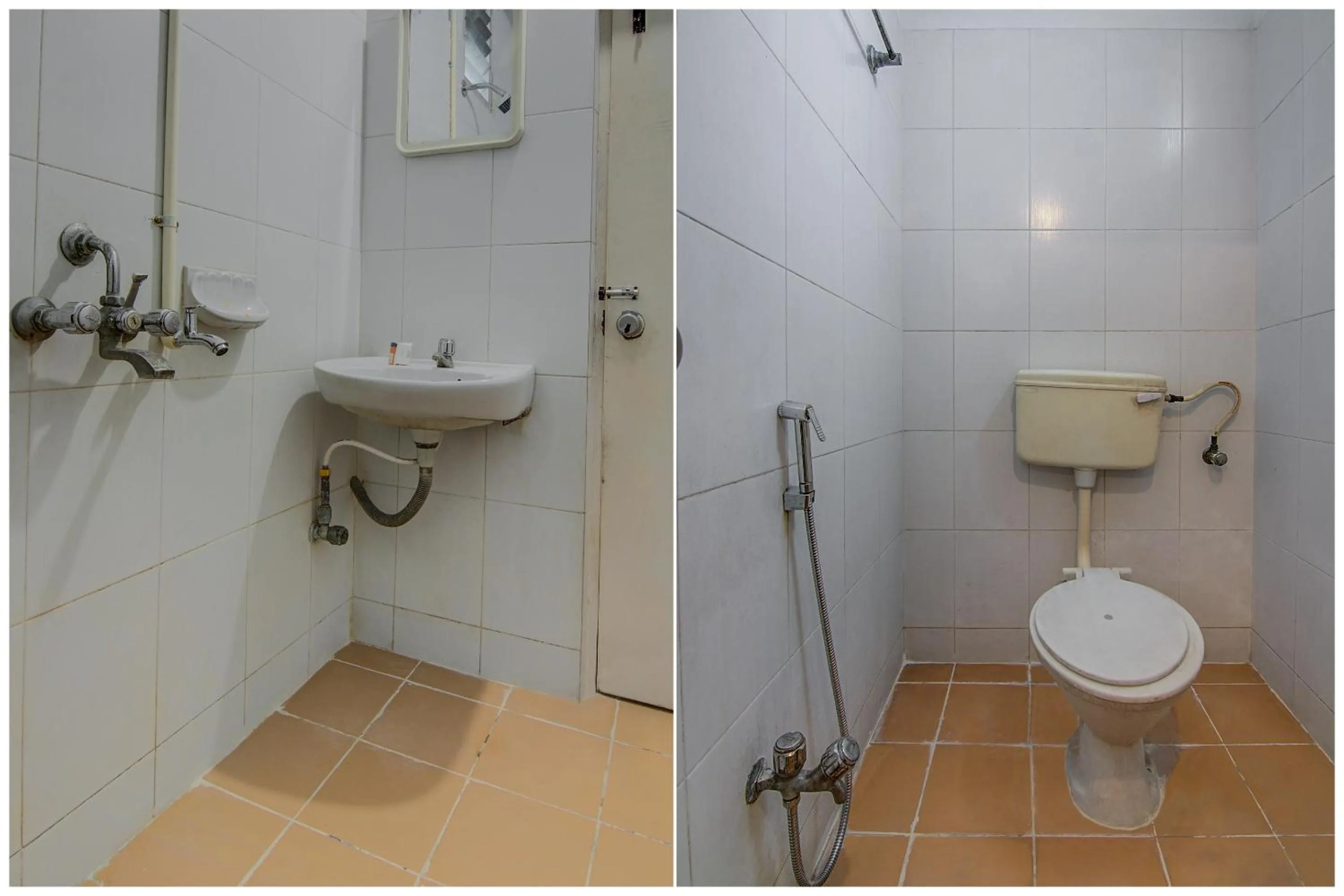 Bathroom in Hotel O Mayur's Residency Near Malkpet