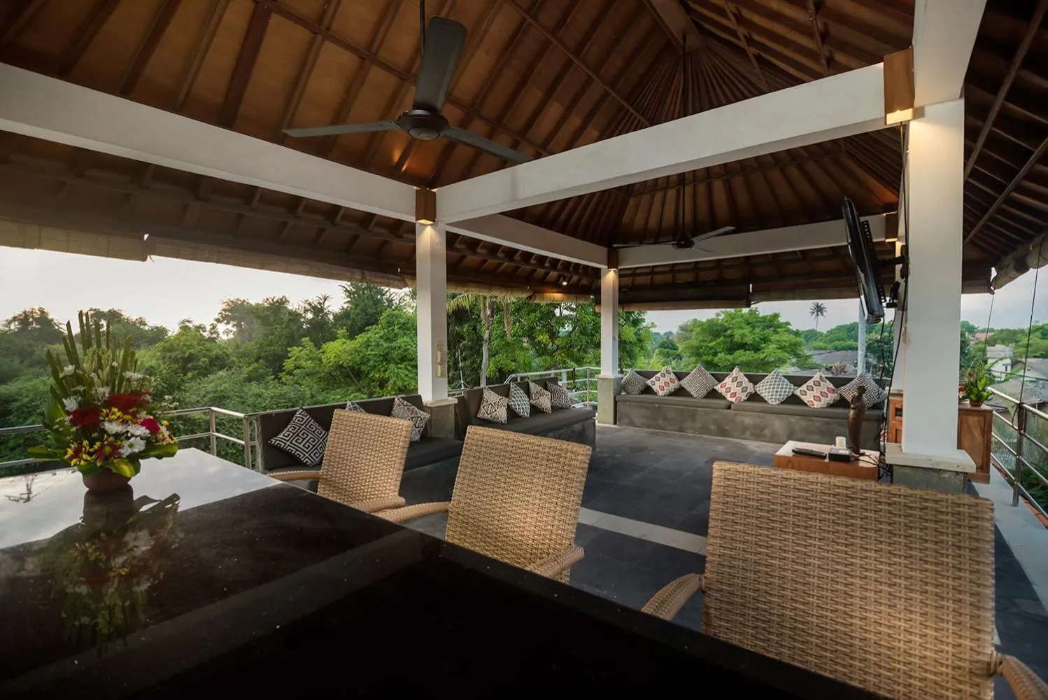 Living room in Georgina Estate by Villas Direct Bali