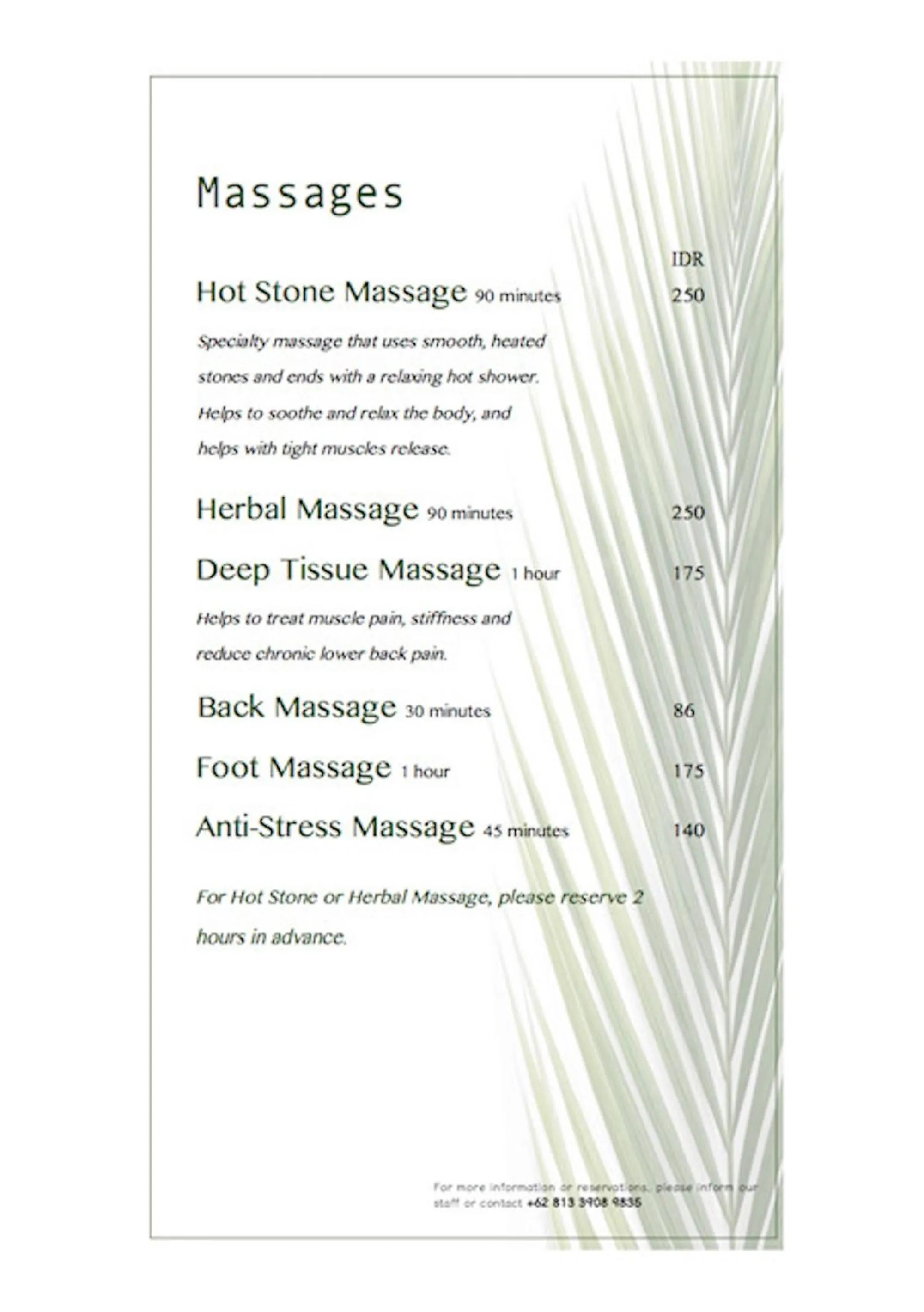 Text overlay in Georgina Estate by Villas Direct Bali