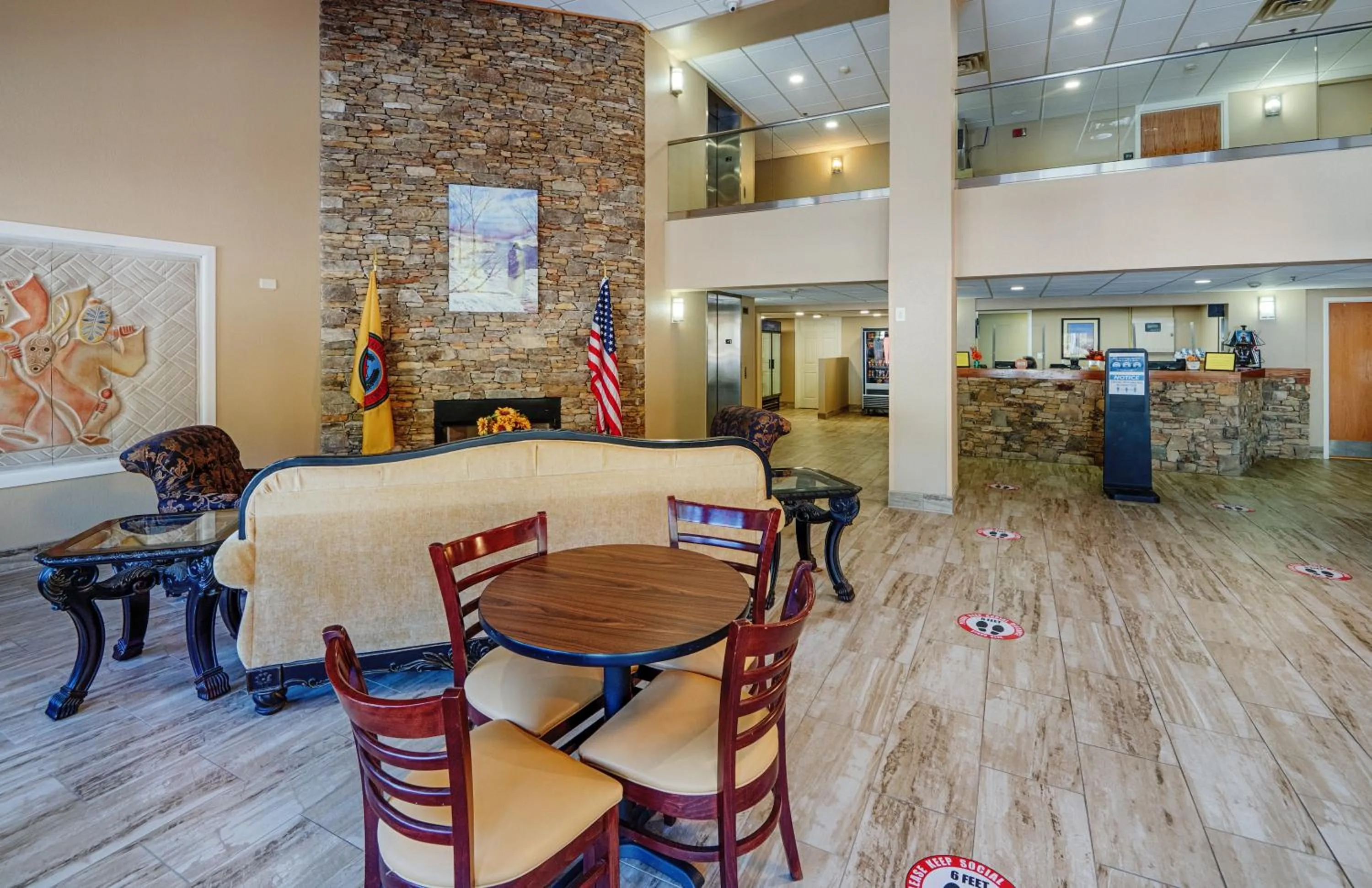 Lobby or reception in Cherokee Grand Hotel