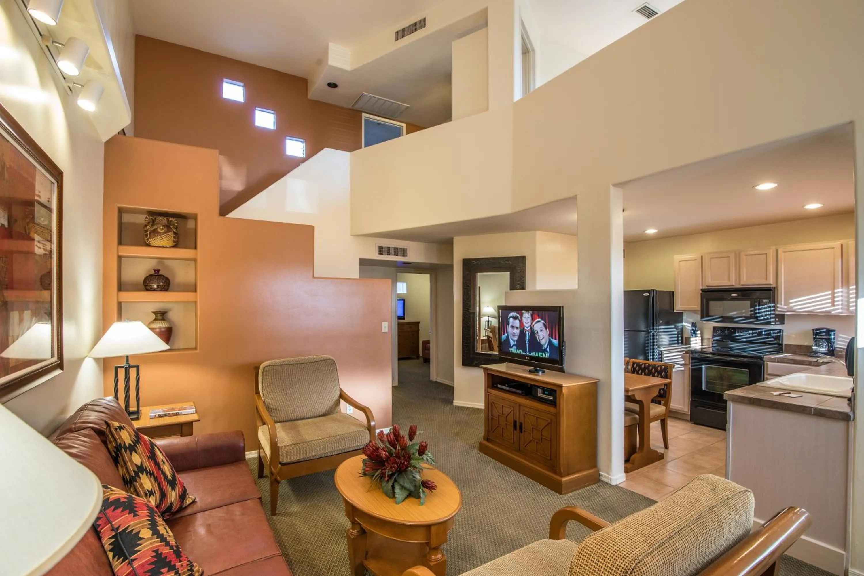 Living room in Villas of Cave Creek