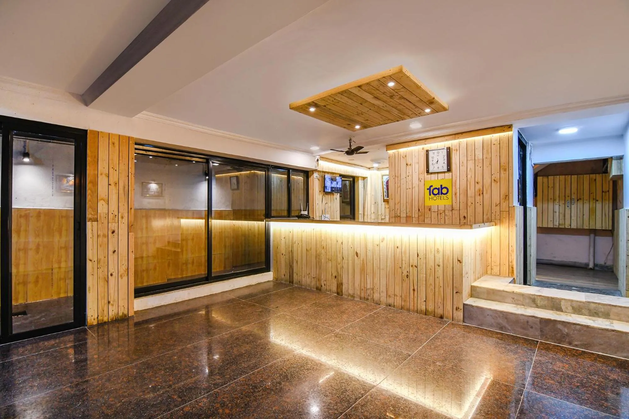 Lobby or reception in FabHotel The Golden Orchid