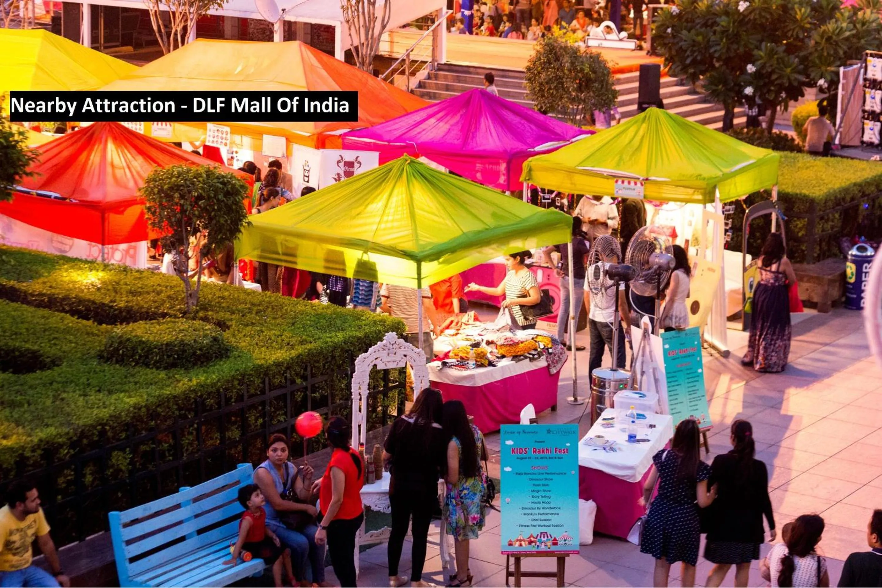 Nearby landmark in Hotel O The Signature Hotel Near Iskcon Temple Noida