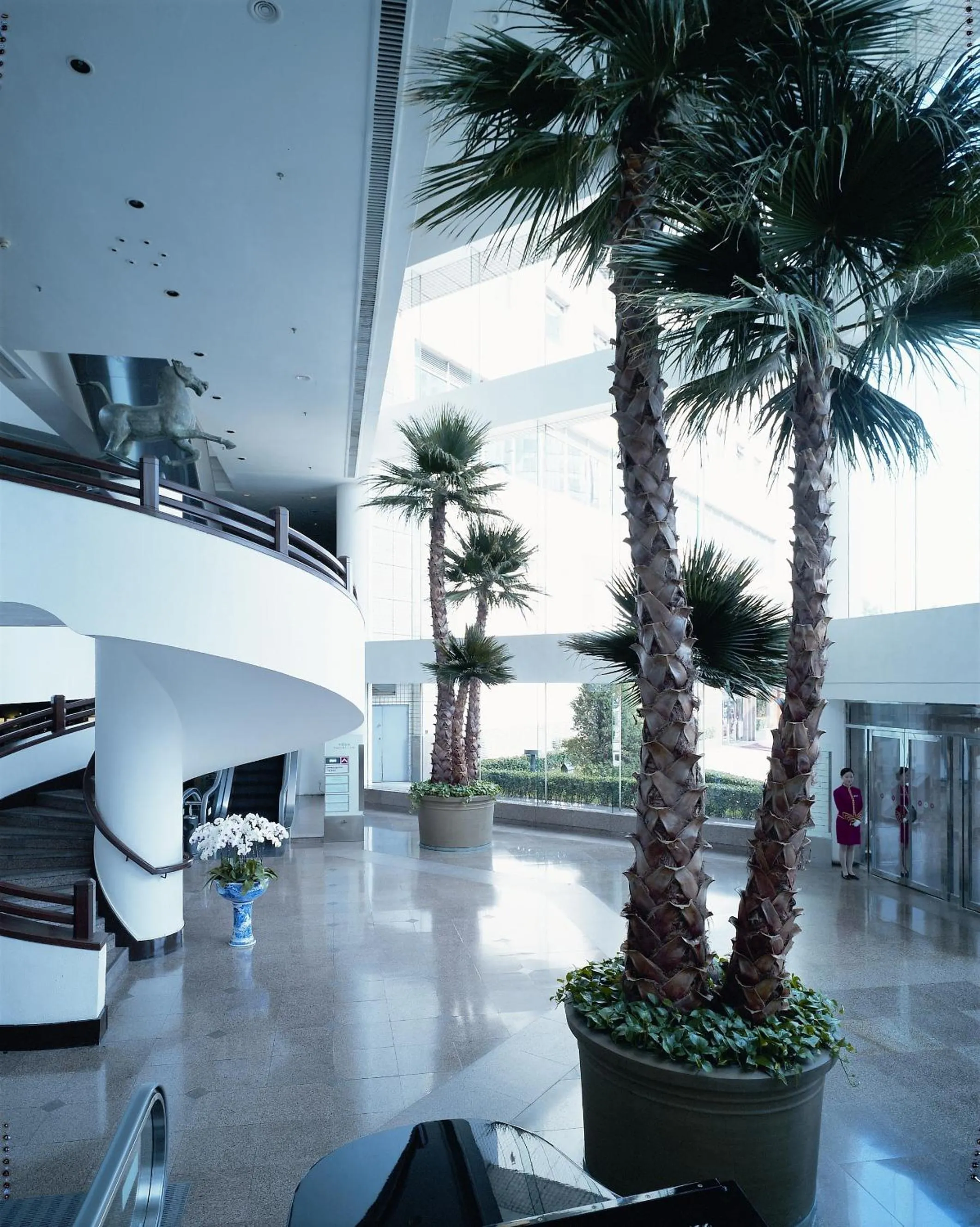 Lobby or reception in Beijing Landmark Towers