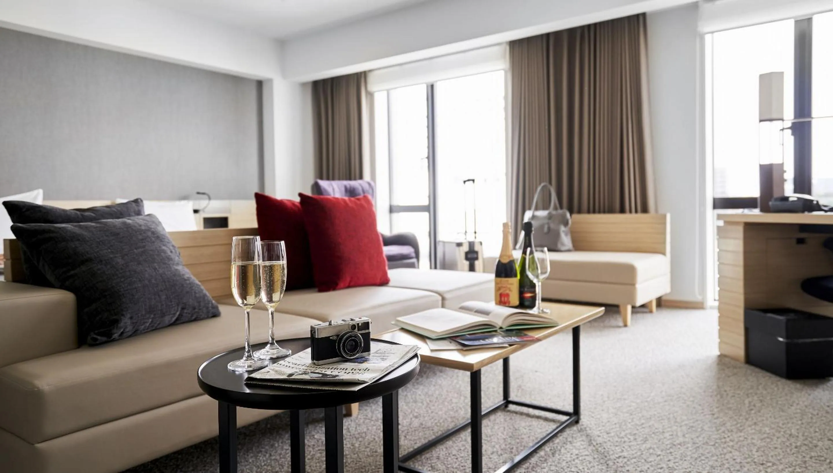 Living room in Daiwa Roynet Hotel Kyoto Terrace Hachijo PREMIER