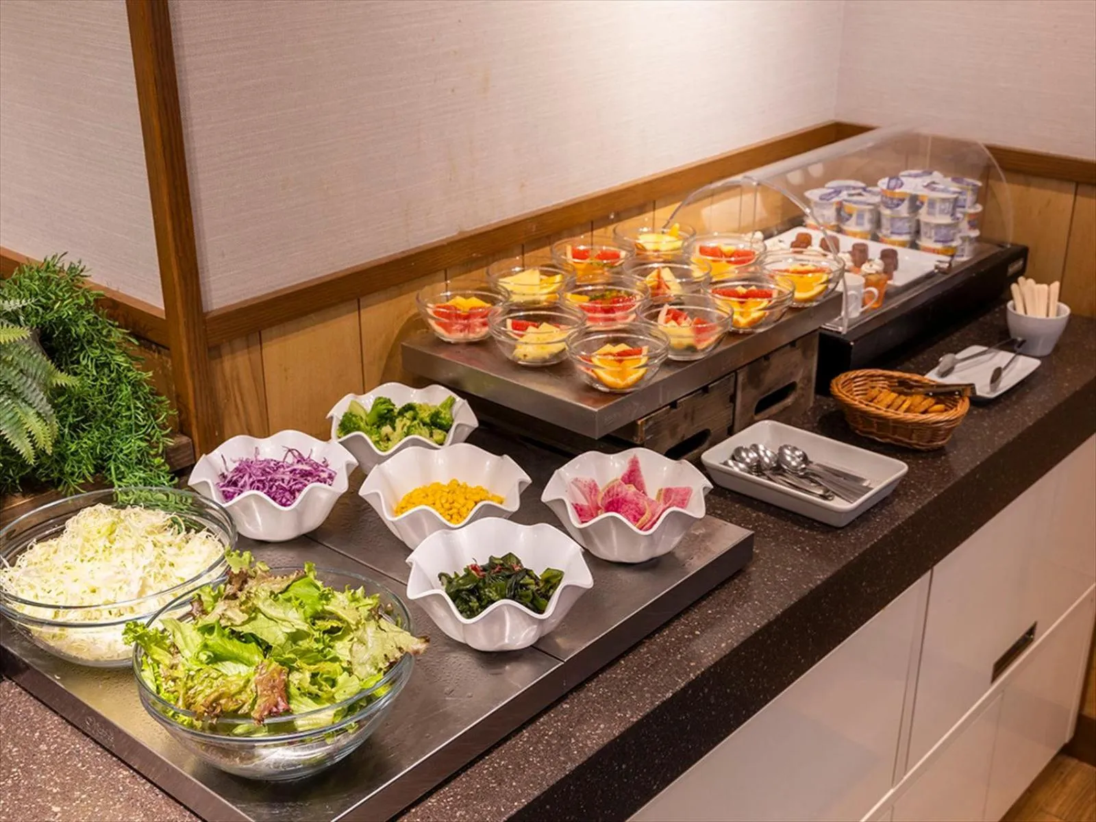 Buffet breakfast in Hotel Gracery Osaka Namba