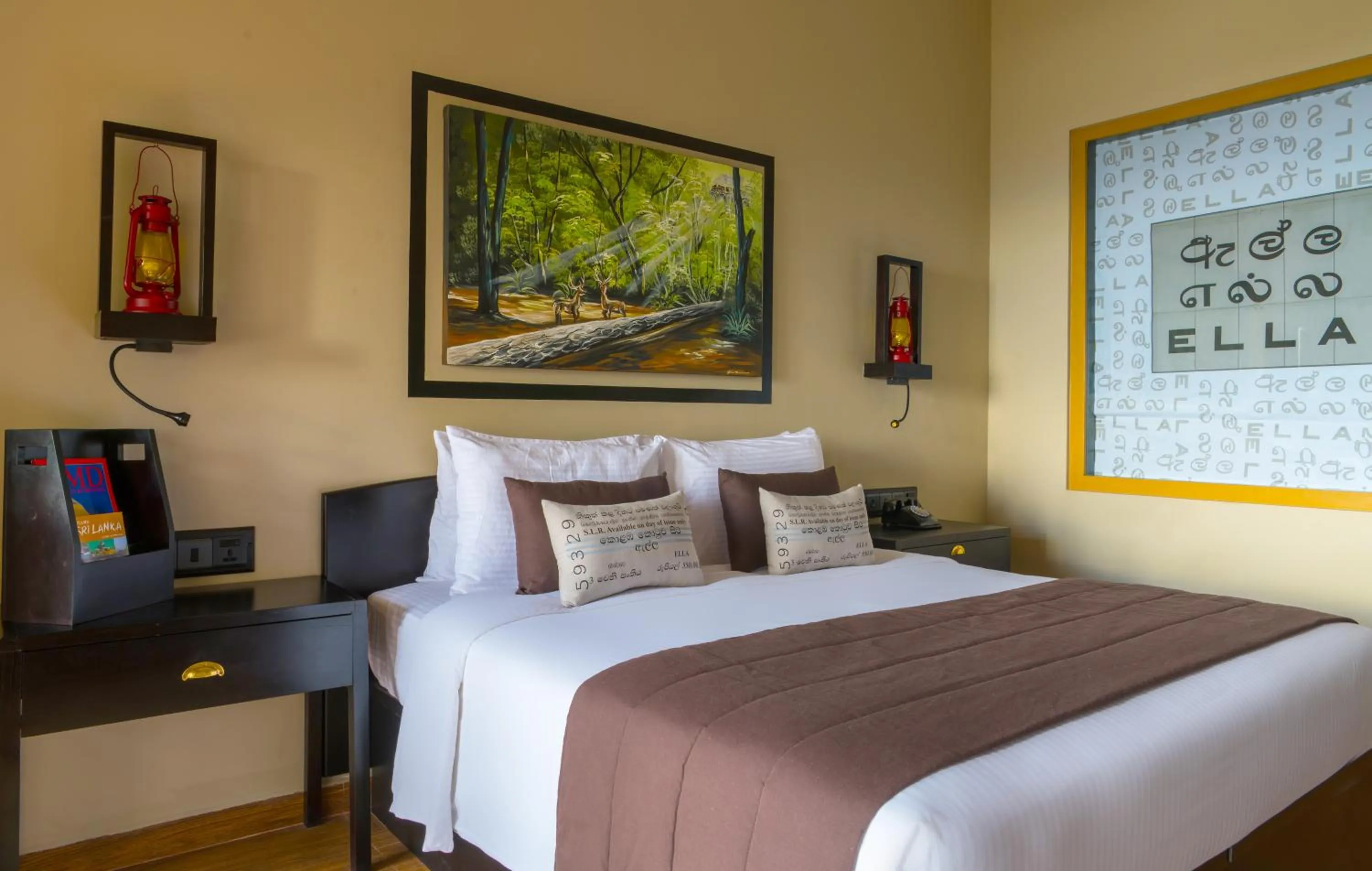 Bed in EKHO Ella - A Divine View of Ella Gap