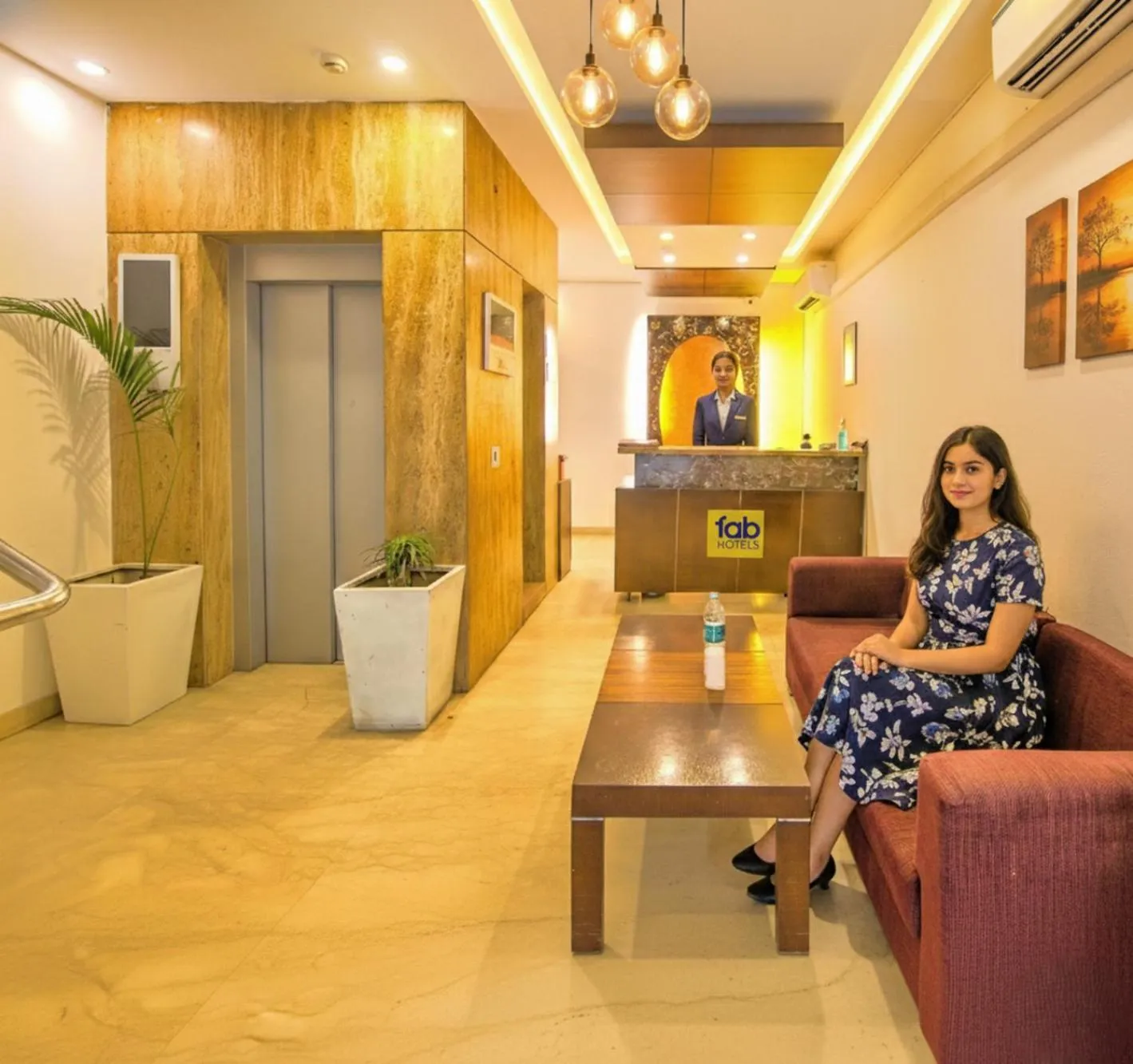 Lobby or reception in Via Le Grand