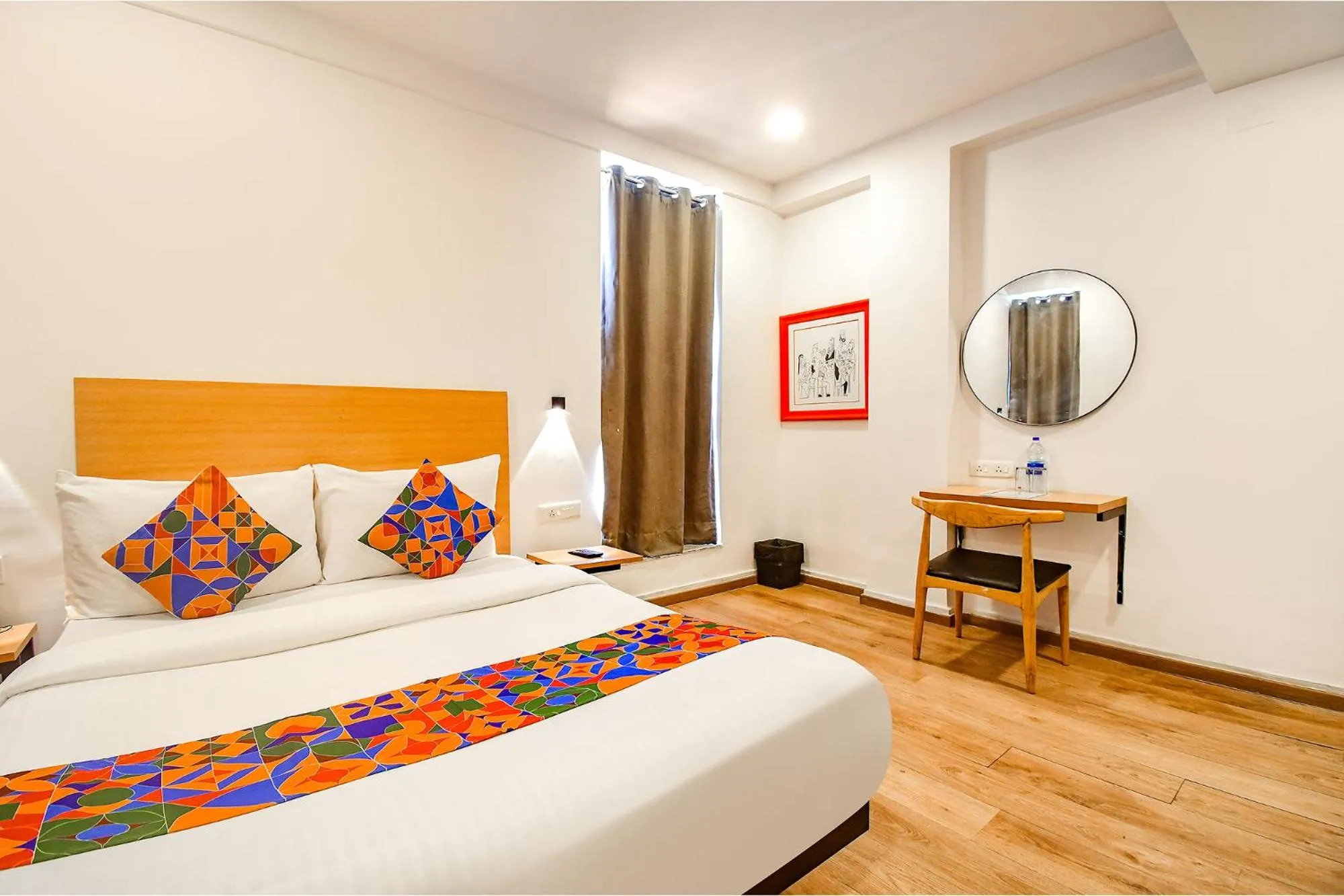 Bed in FabHotel Airport Green Arcade - near Kolkata Airport