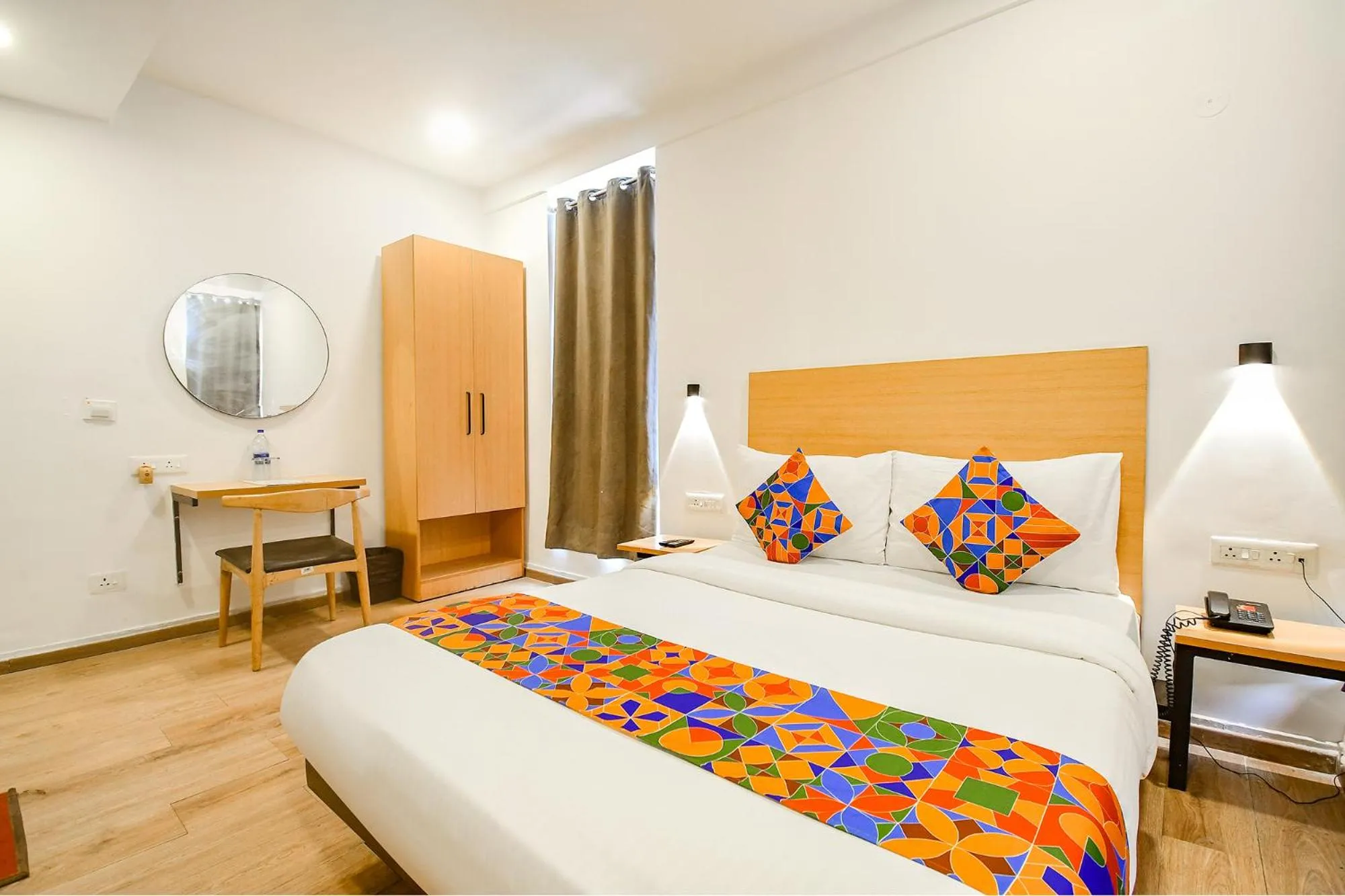 Bed in FabHotel Airport Green Arcade - near Kolkata Airport