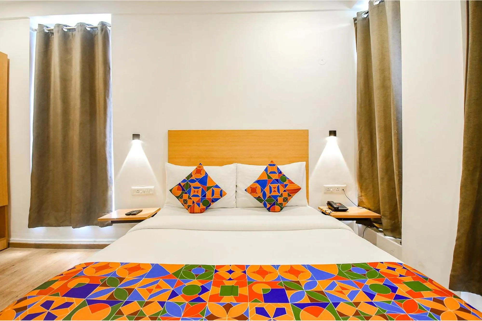 Bed in FabHotel Airport Green Arcade - near Kolkata Airport