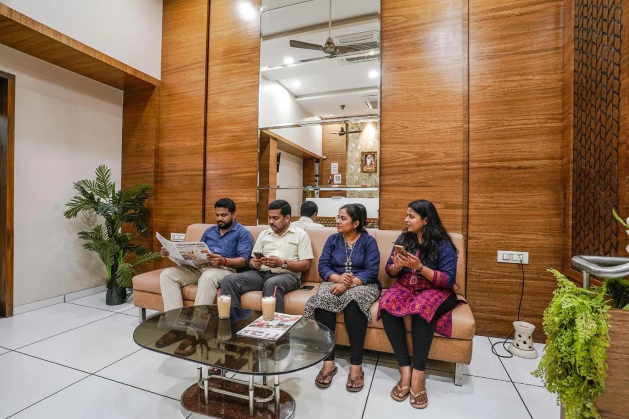 Seating area in FabHotel Neelkamal - Chembur