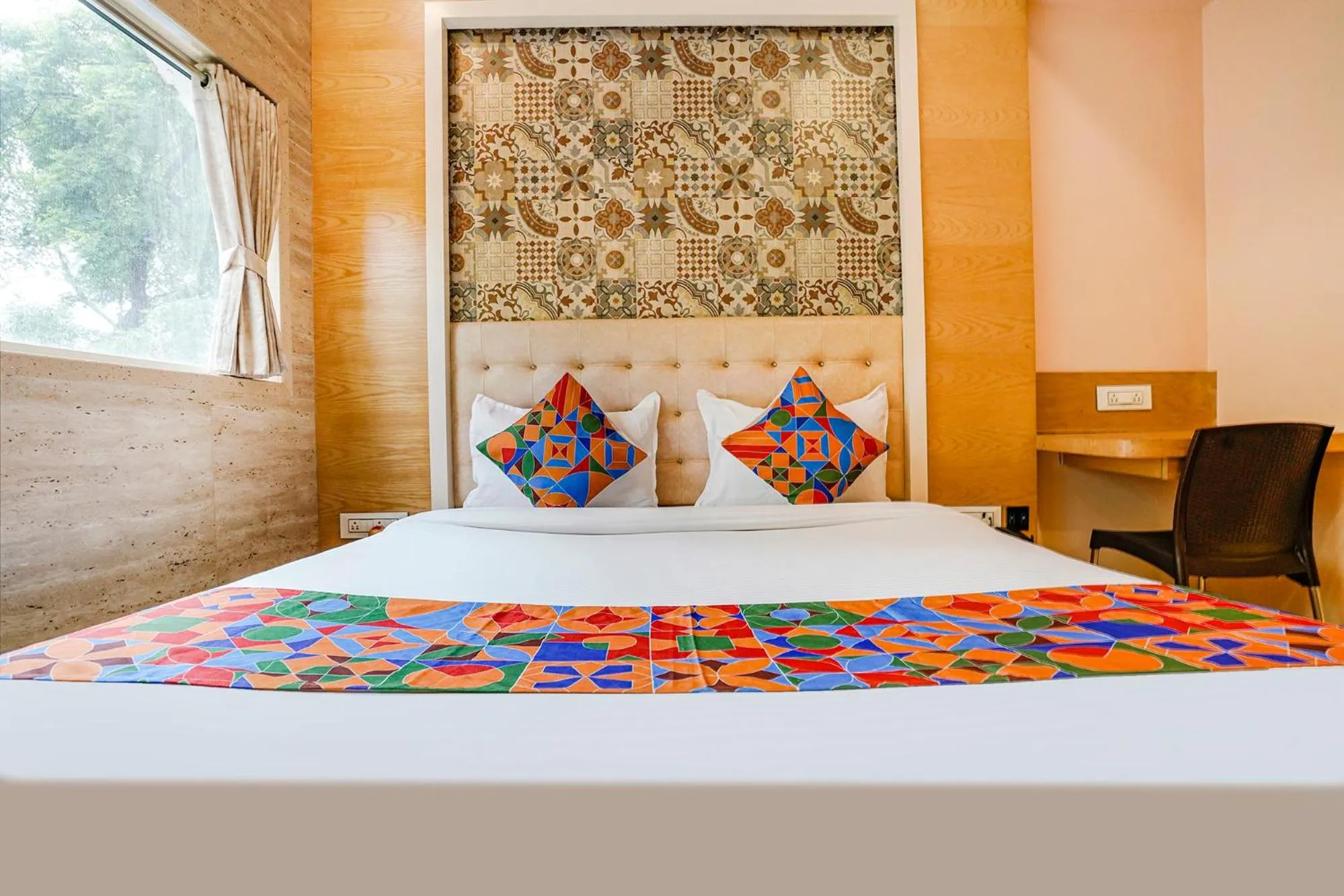 Bed in FabHotel Neelkamal - Chembur