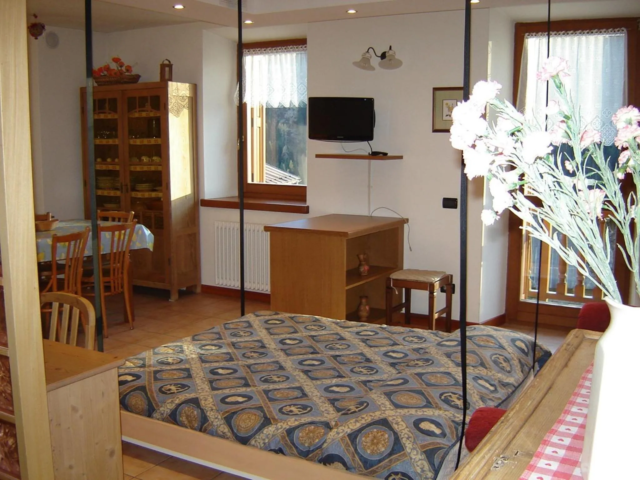 View (from property/room), Bed in Residenza Domino