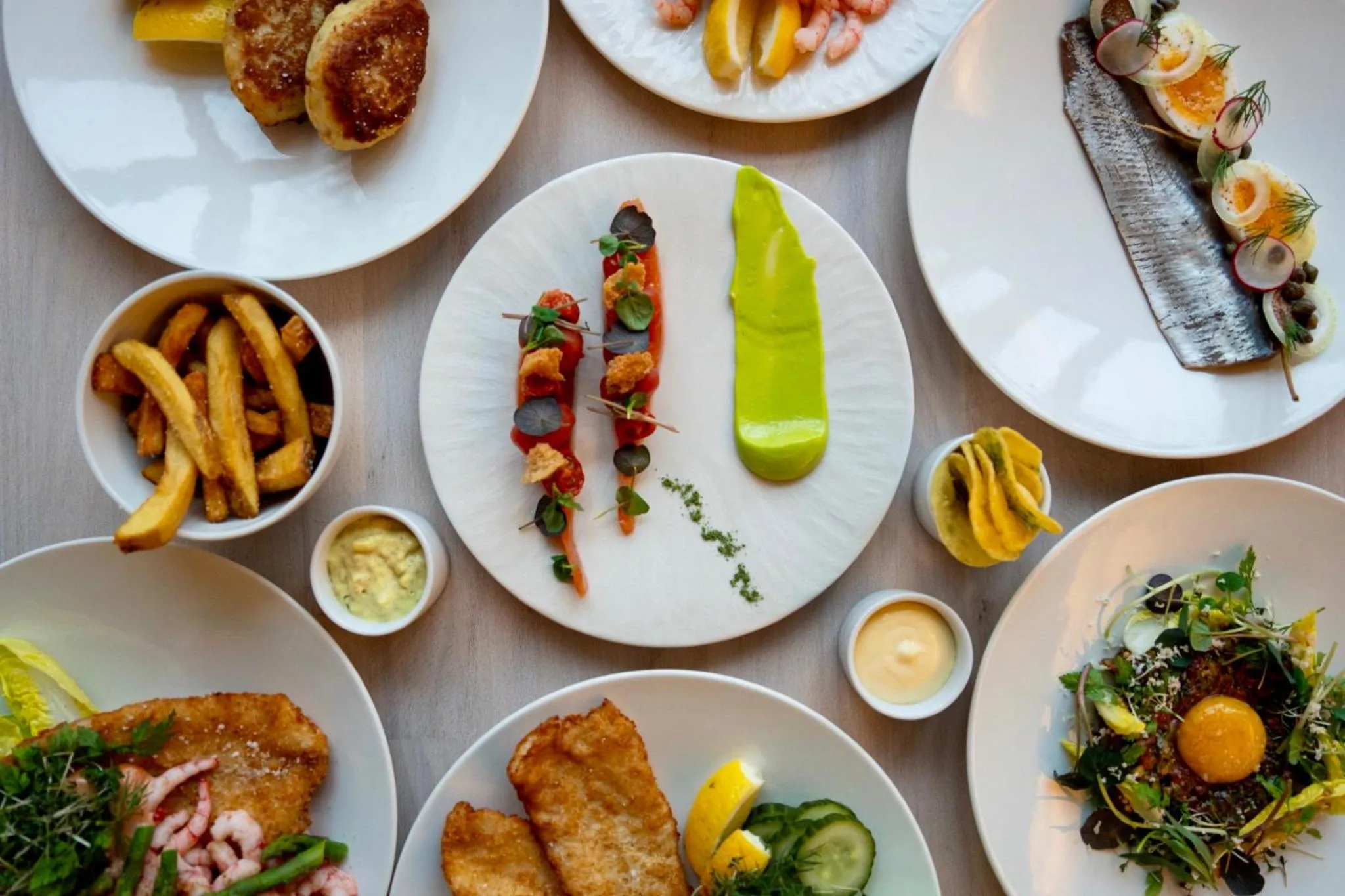 Restaurant/places to eat in Strandhotel Klitrosen