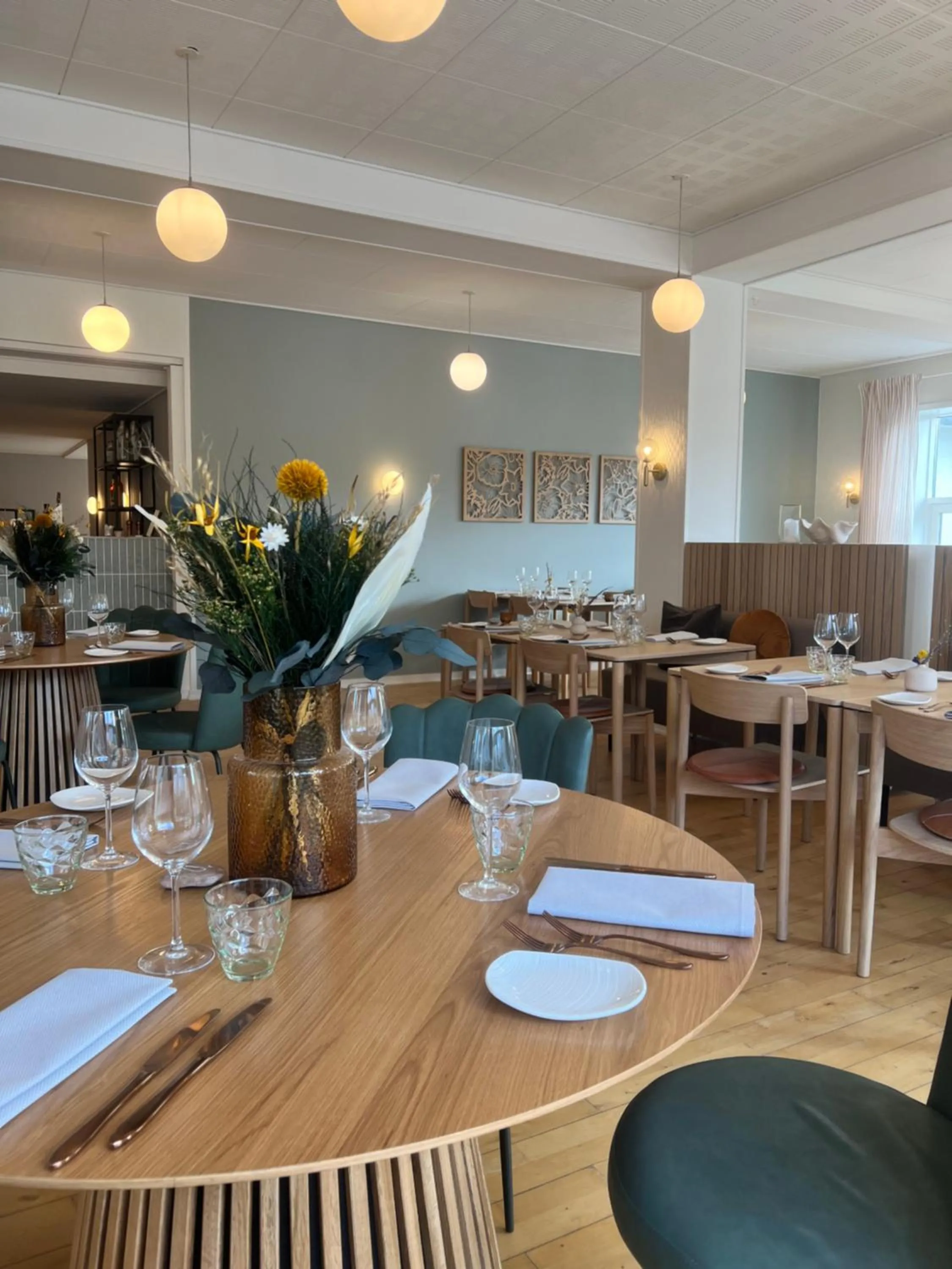 Restaurant/places to eat in Strandhotel Klitrosen