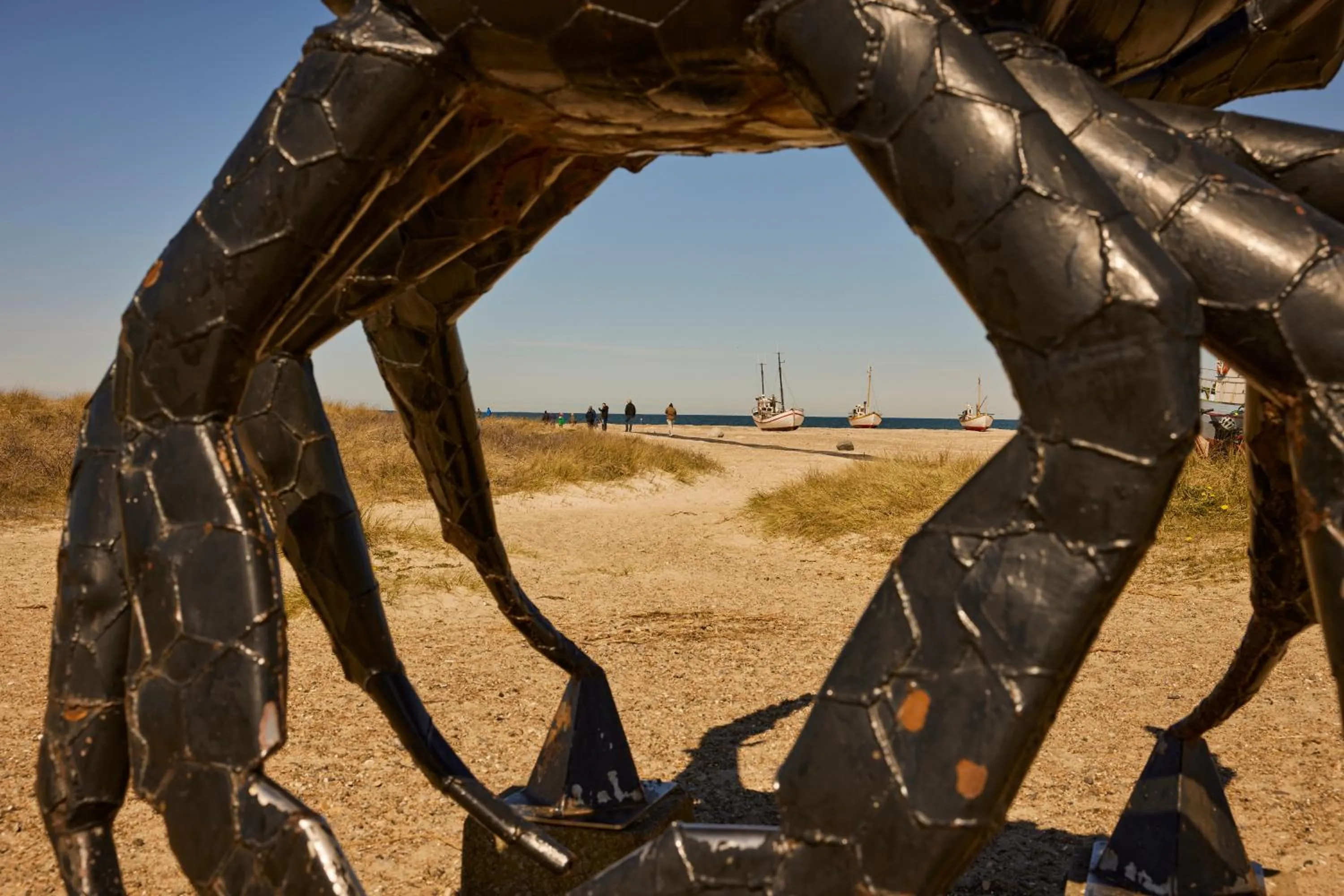 Beach in Strandhotel Klitrosen