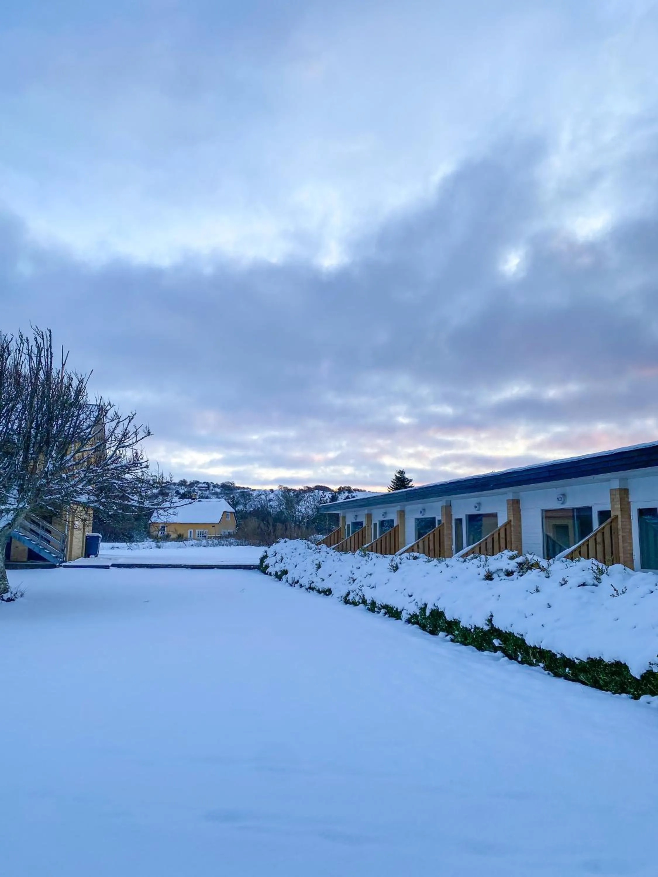 Winter in Strandhotel Klitrosen